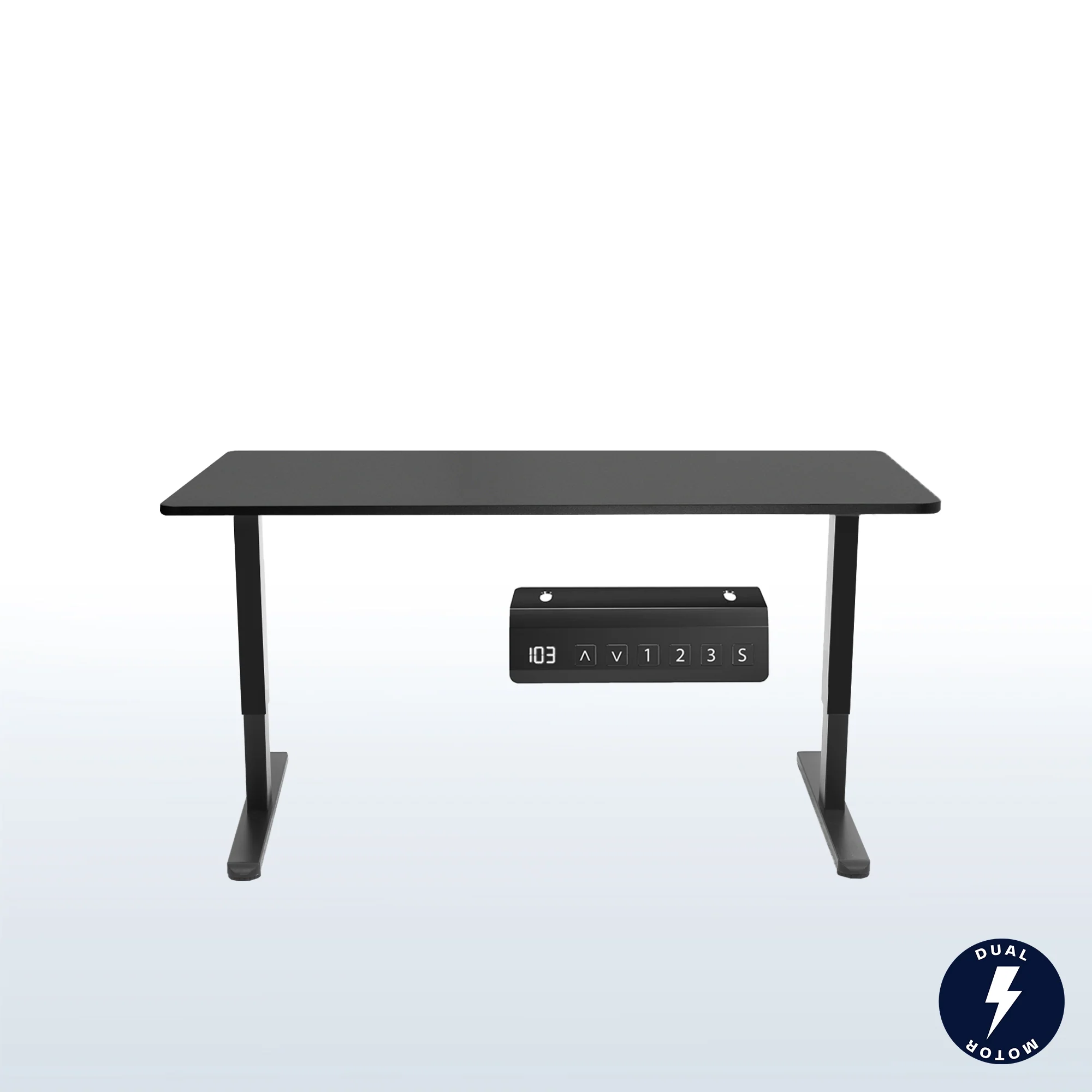 2B Solid Top Series - Dual Motor Electric Desk with Push Button Memory Controller - Image 37