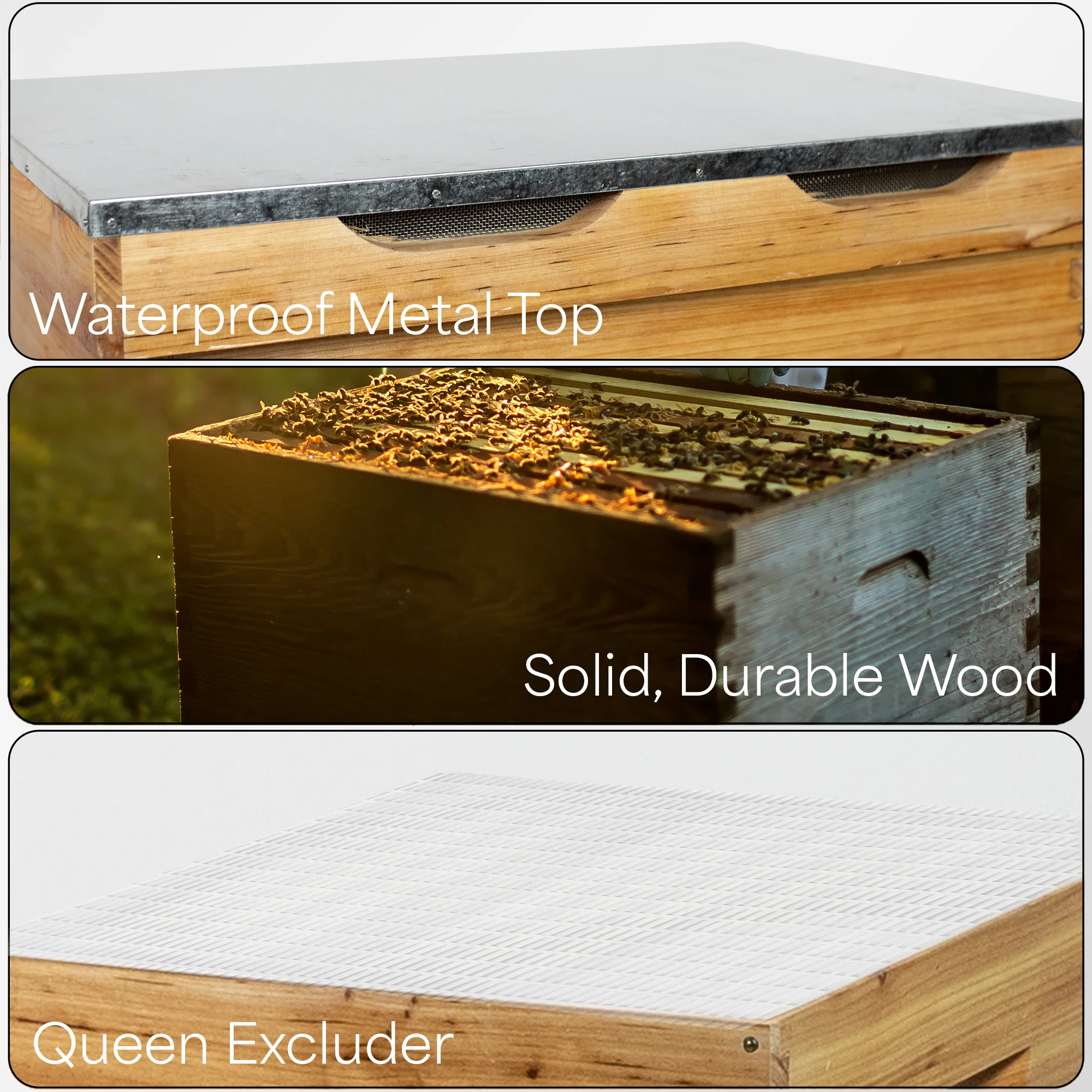 30 Frame Beeswax Coated Langstroth Beehive - Image 9