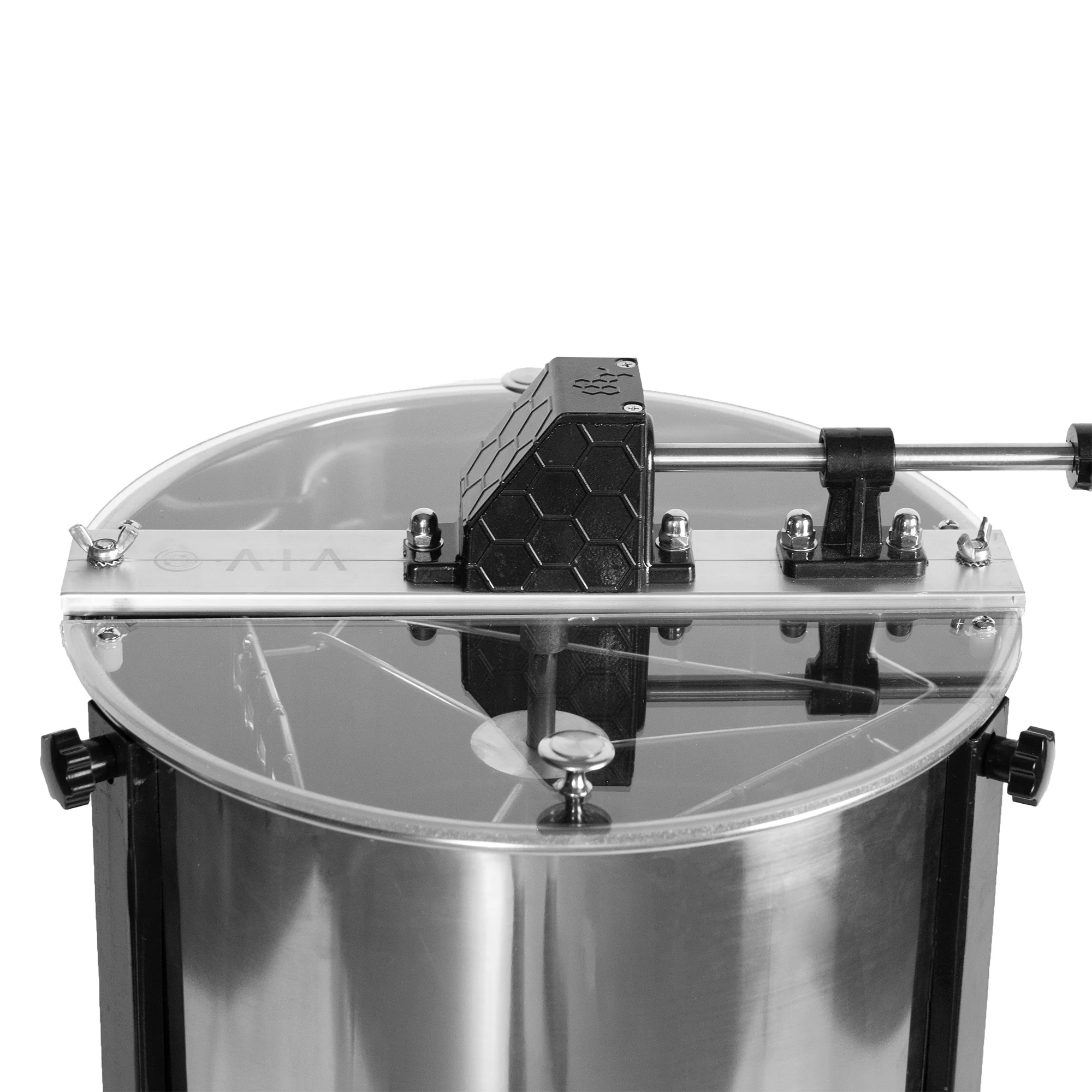 Three Frame Stainless Steel Honey Extractor - Image 10