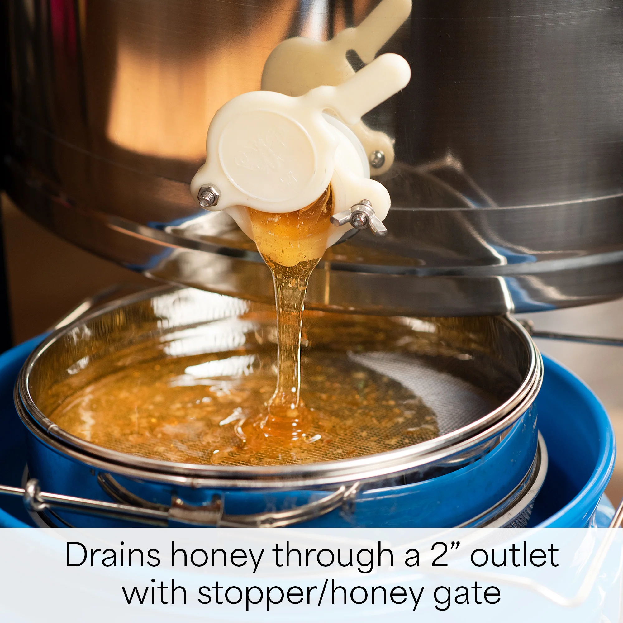 Electric 4 to 8 Frame Stainless Steel Honey Extractor - Image 4