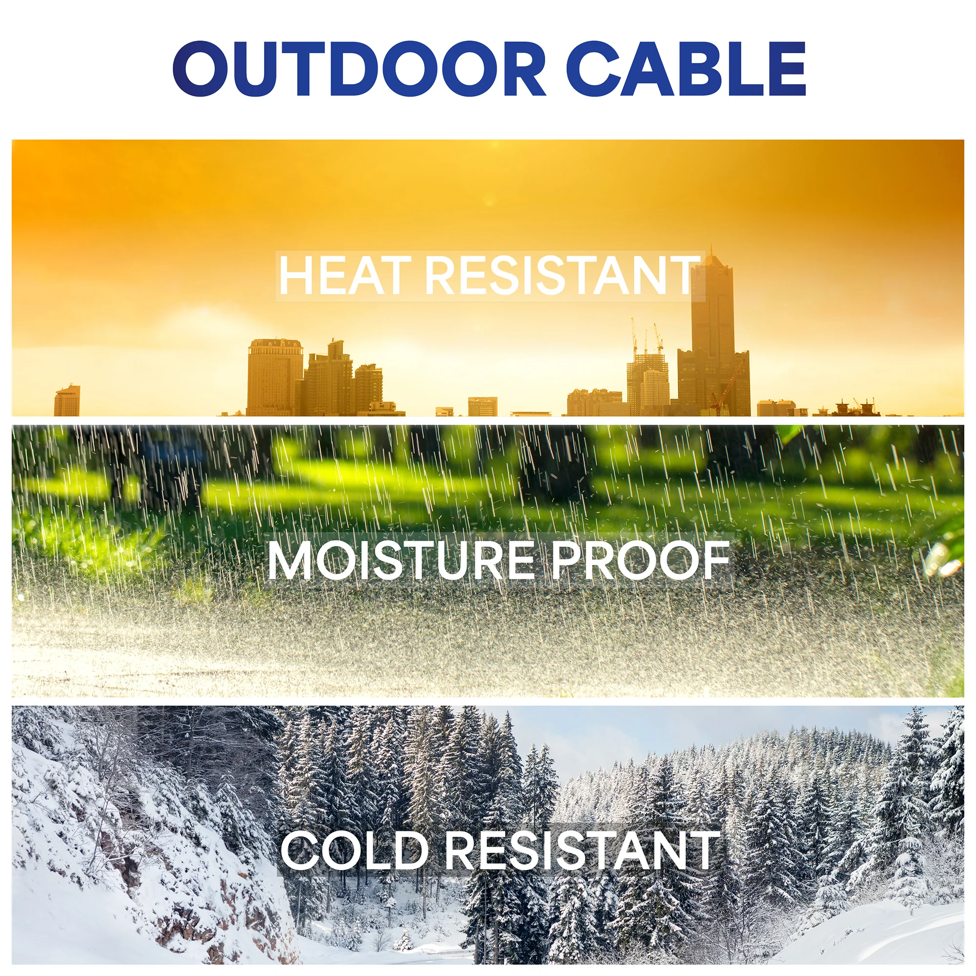 Black 1,000ft Cat5e Outdoor Ethernet Cable - Image 7