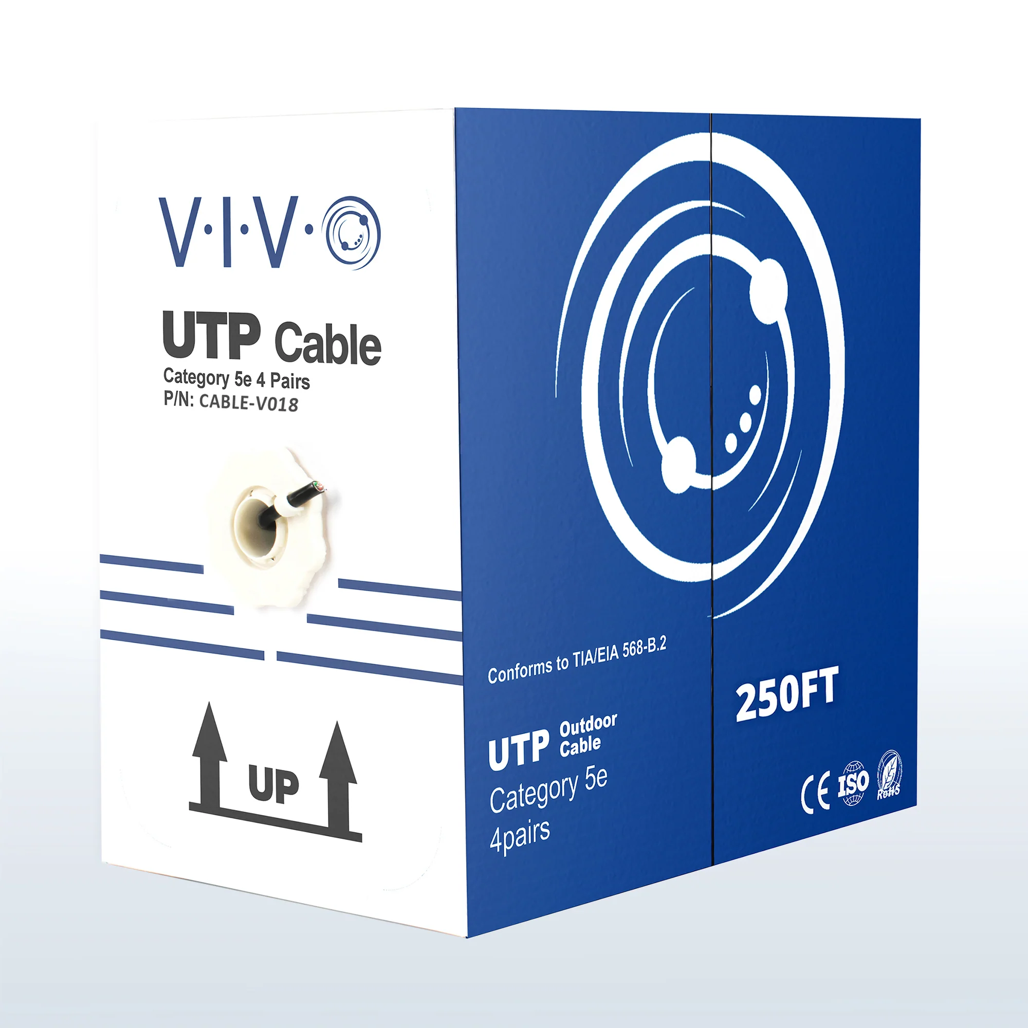 Black Cat5e Outdoor Ethernet Cable - Image 7
