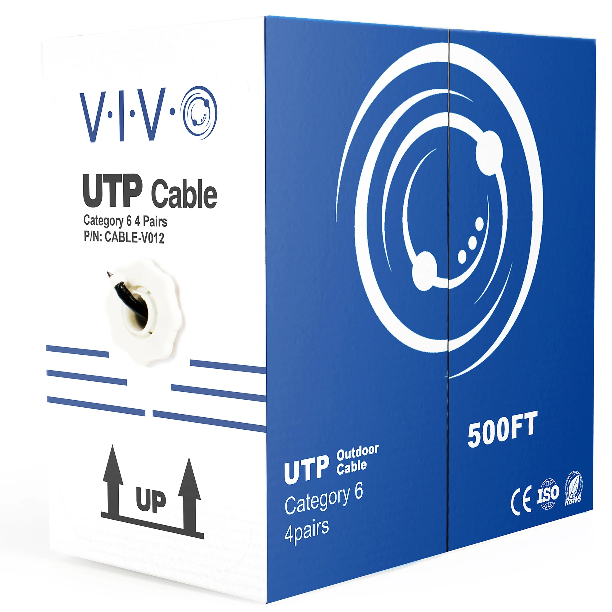 Black Cat6 Outdoor Ethernet Cable - Image 10