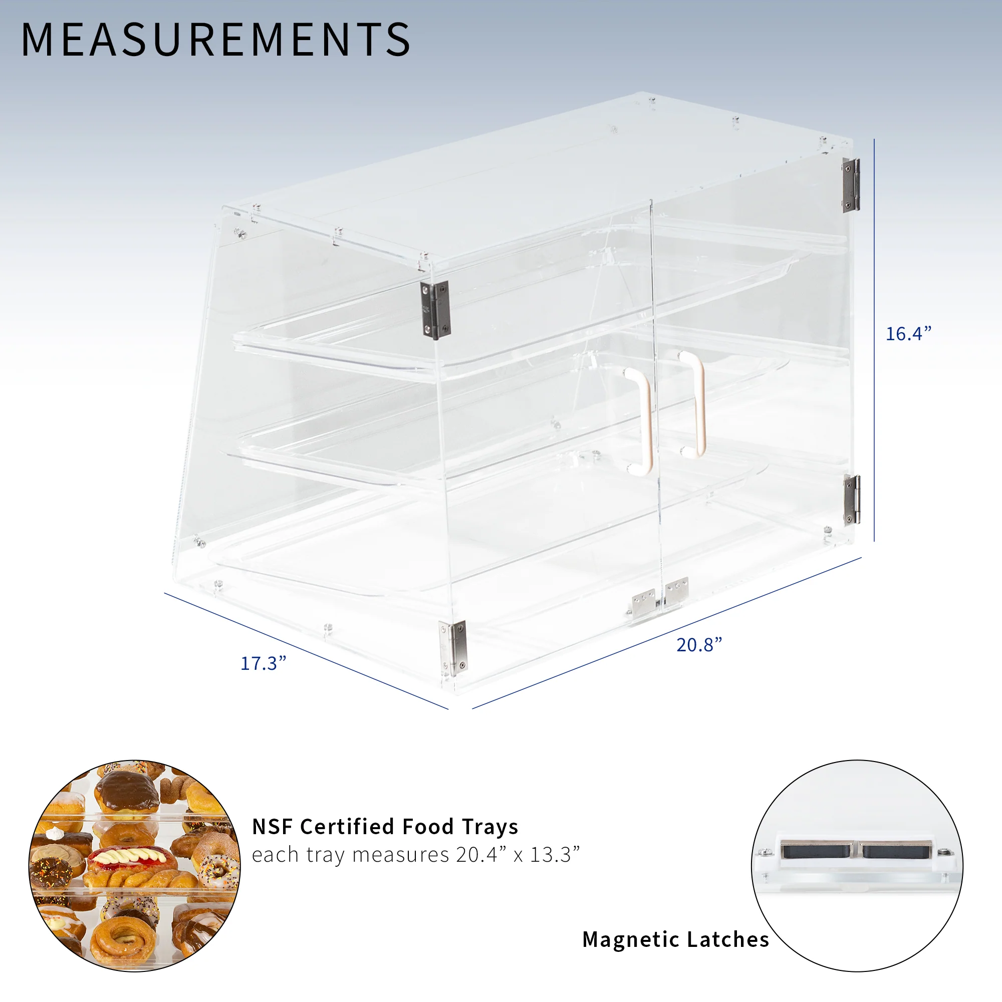 3 Tray Acrylic Display Case - Image 2