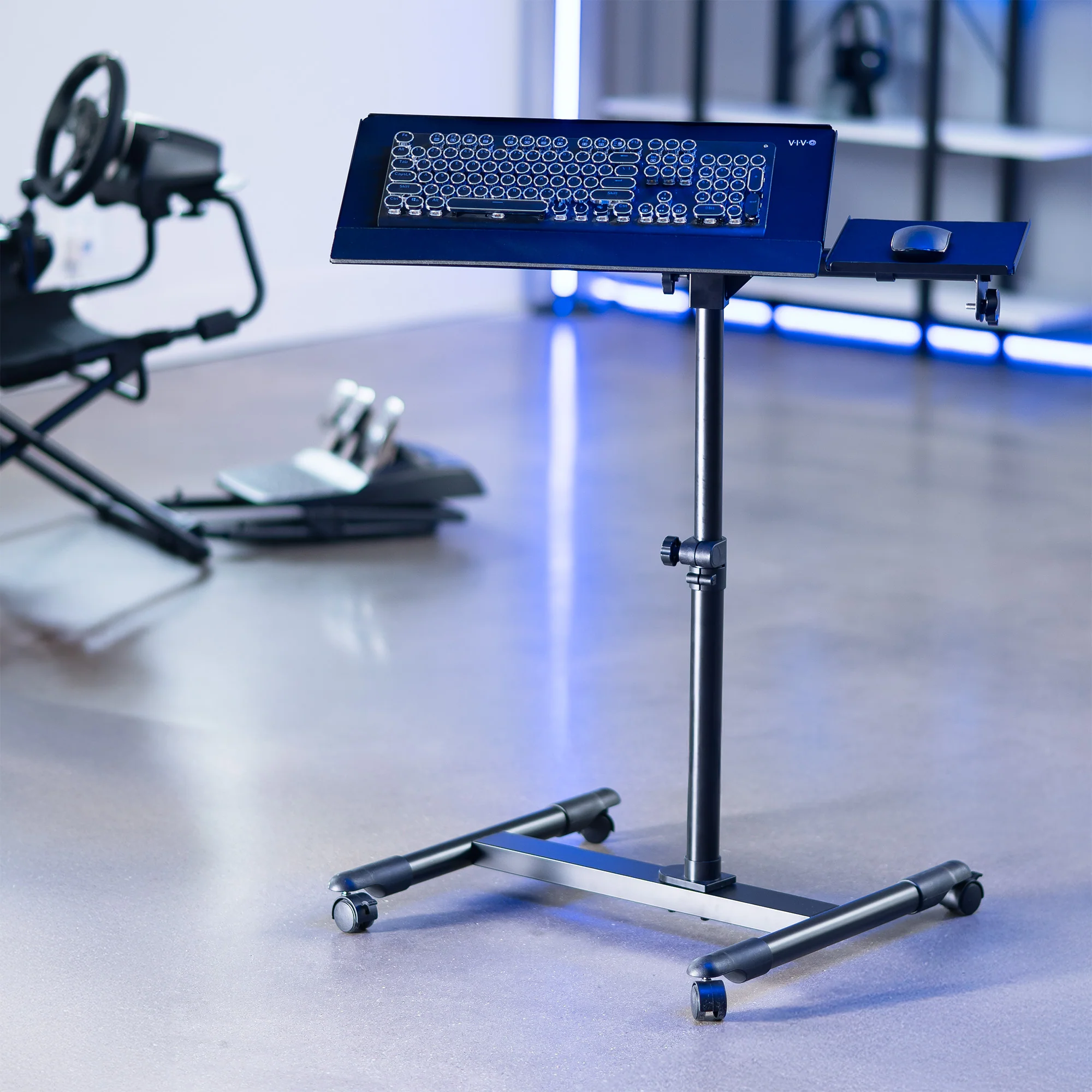 Freestanding Keyboard Tray Cart - Image 2