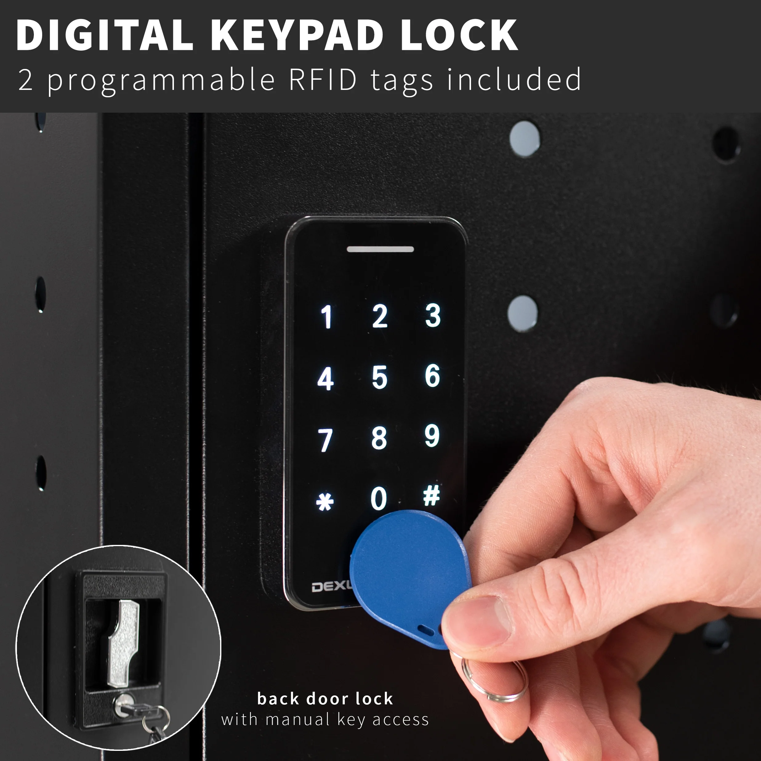 Laptop Charging Cart with Keypad Lock - Image 4