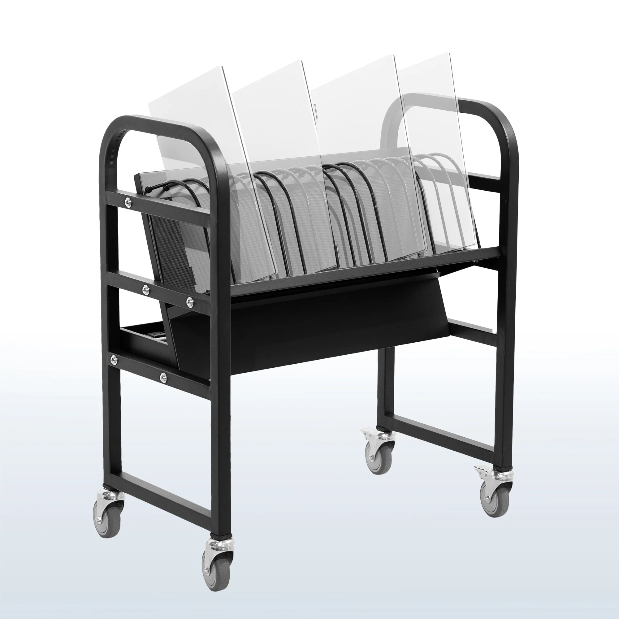 16-Device Open Charging Cart