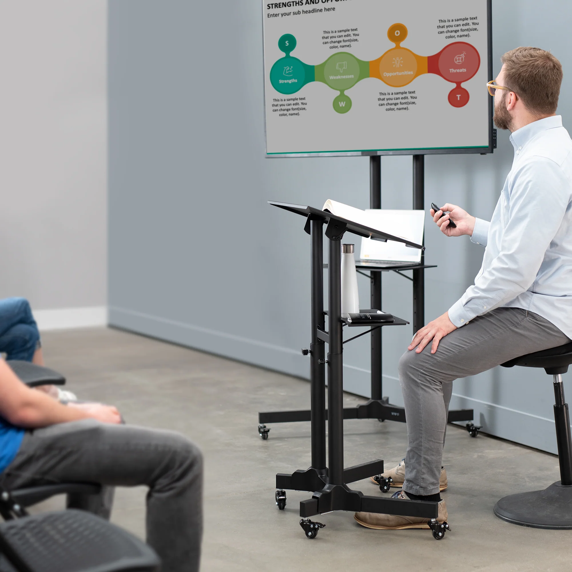 24" Multi-Purpose Mobile Podium - Image 10