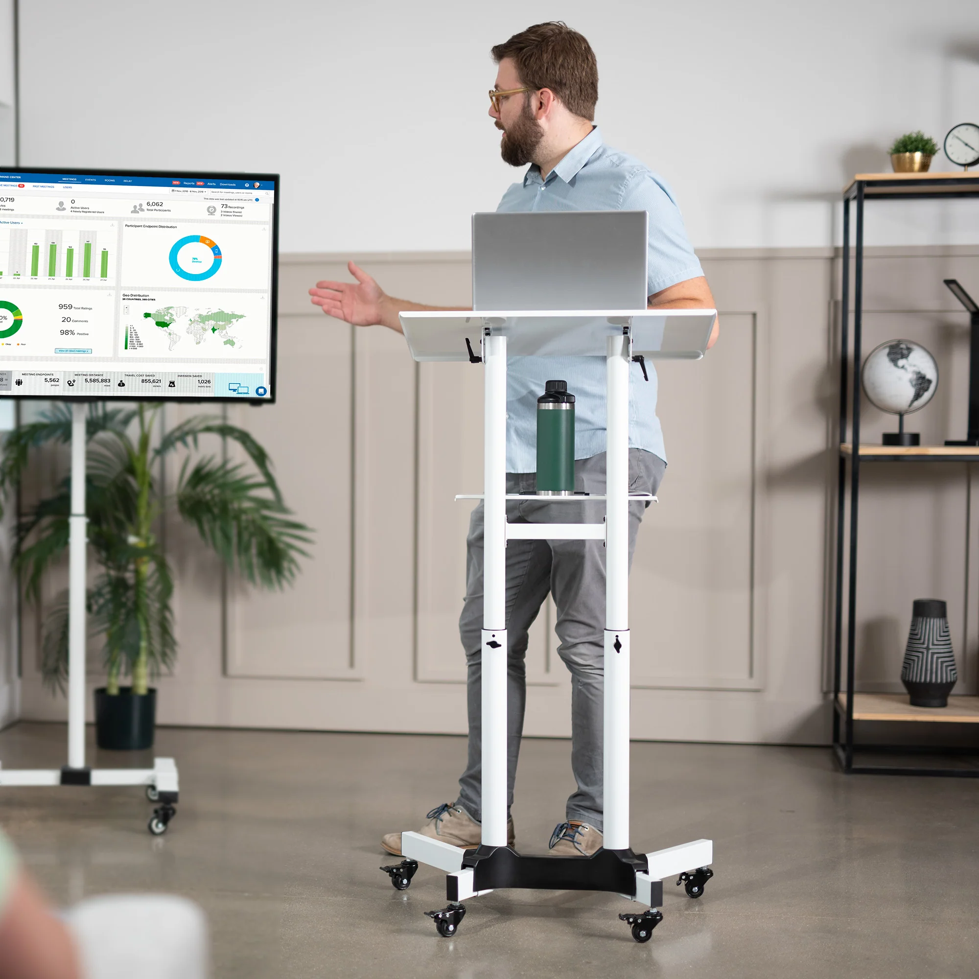 24" Multi-Purpose Mobile Podium - Image 12