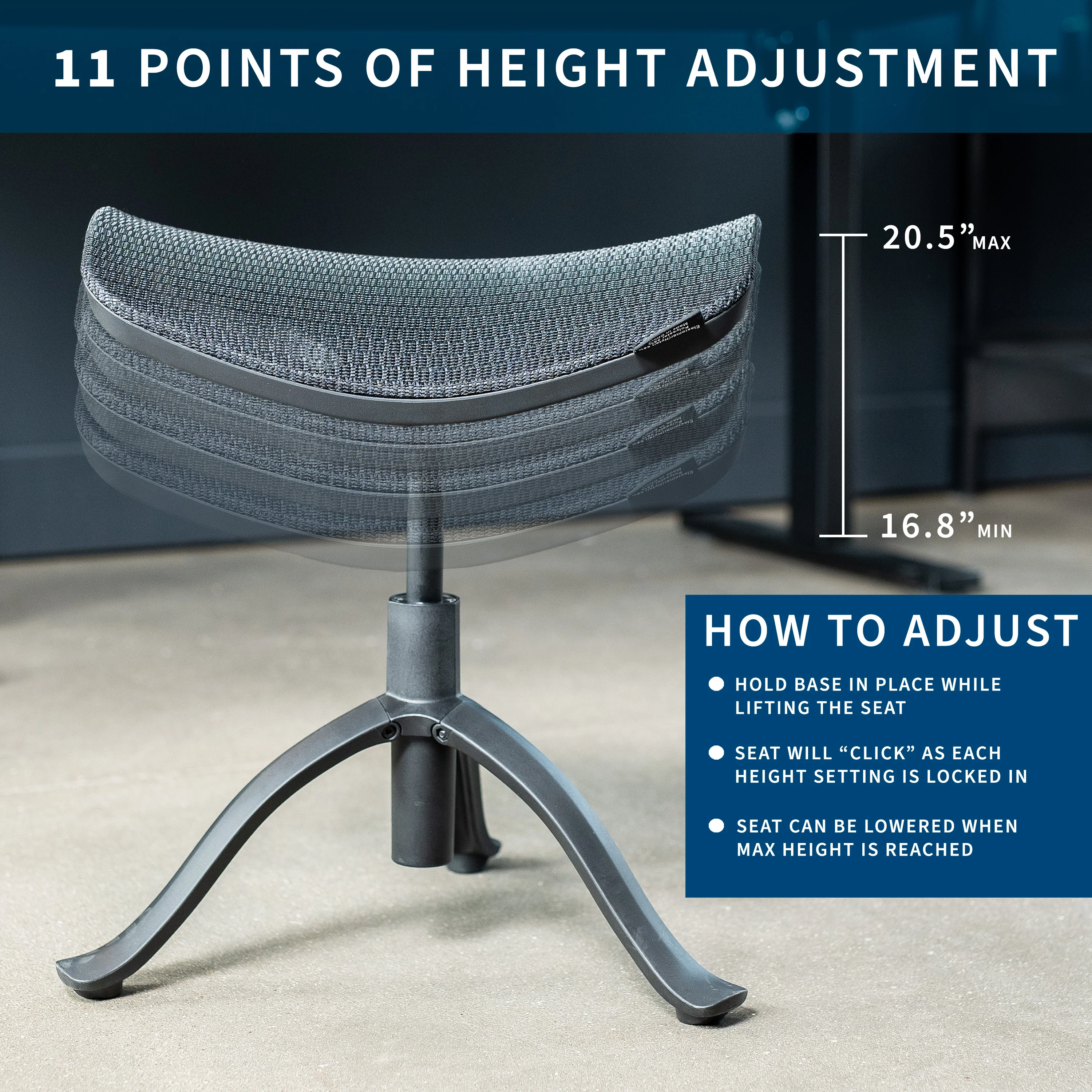 2-in-1 Footrest & Ottoman for Desk - Image 5