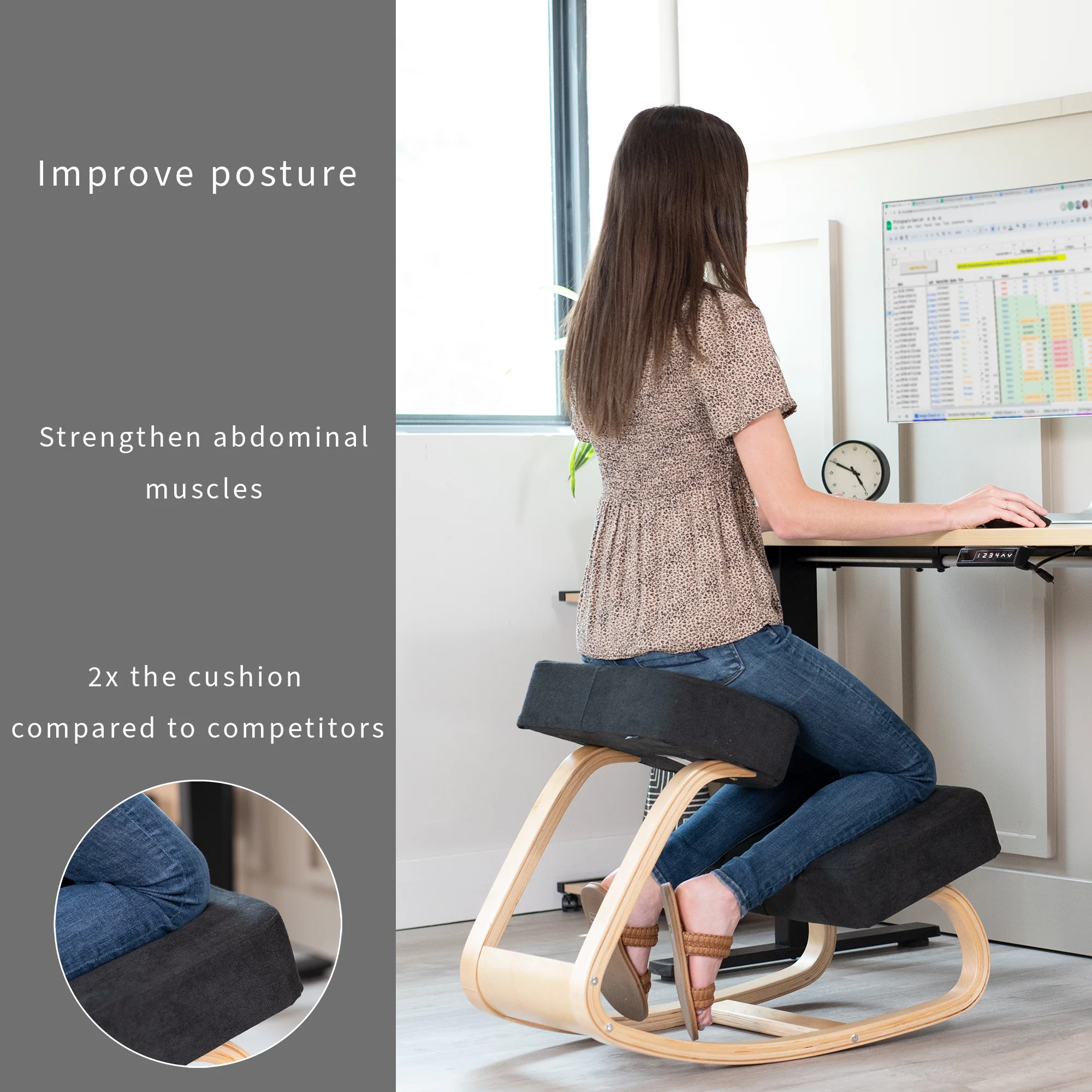 Wooden Rocking Kneeling Chair - Image 10