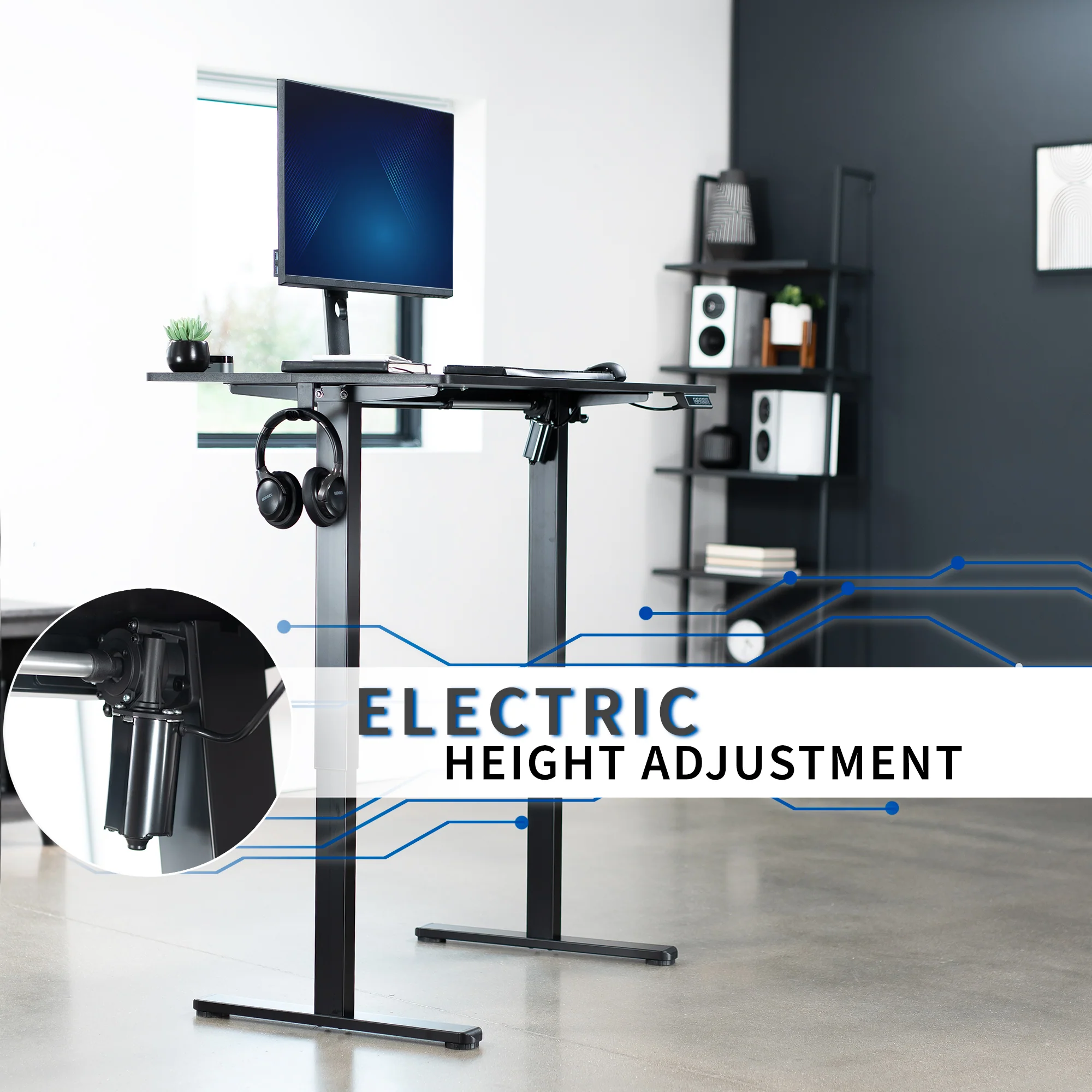 E144 Series - 44" x 24" Electric Desk - Image 8