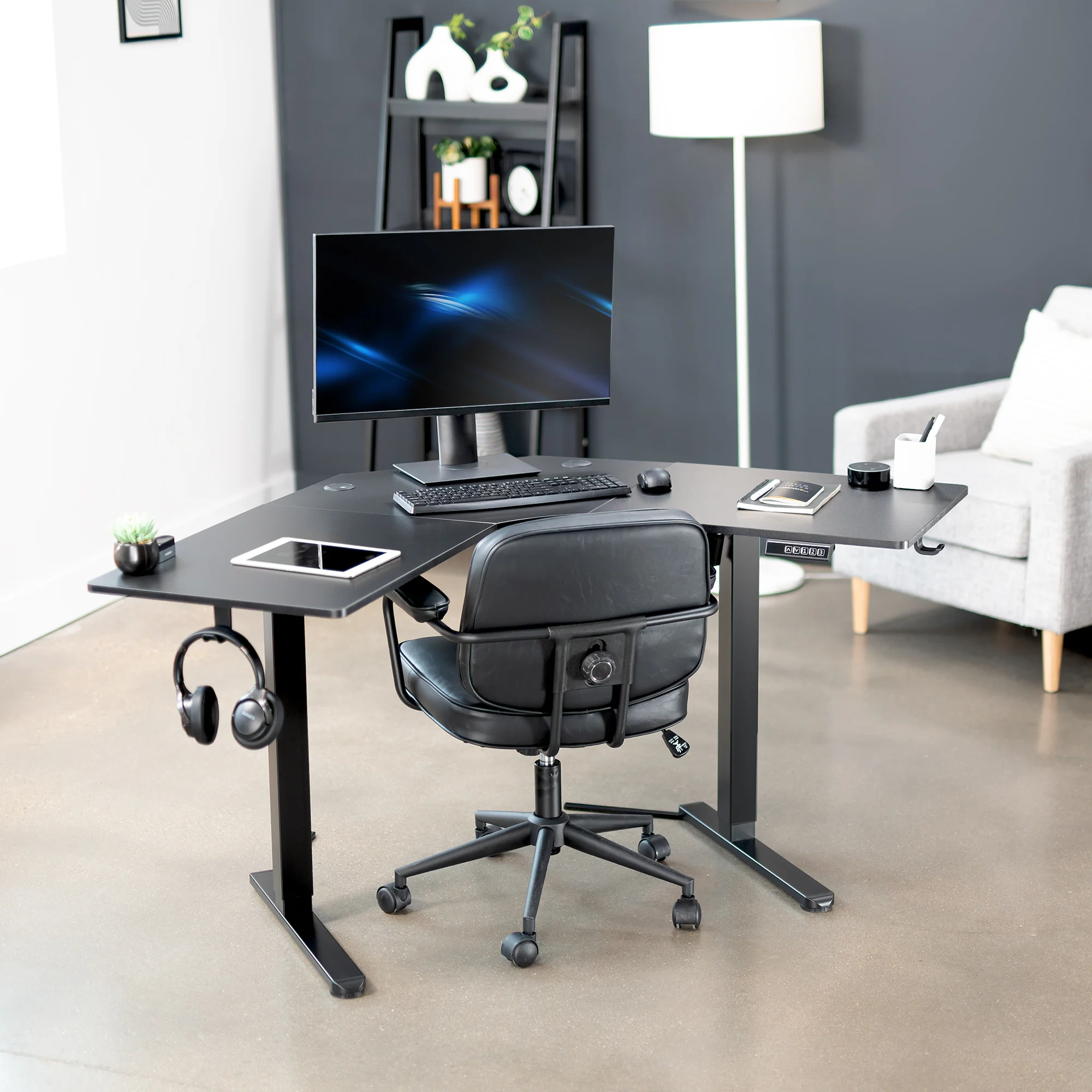 E1L Series - Corner Electric Desk - Image 9