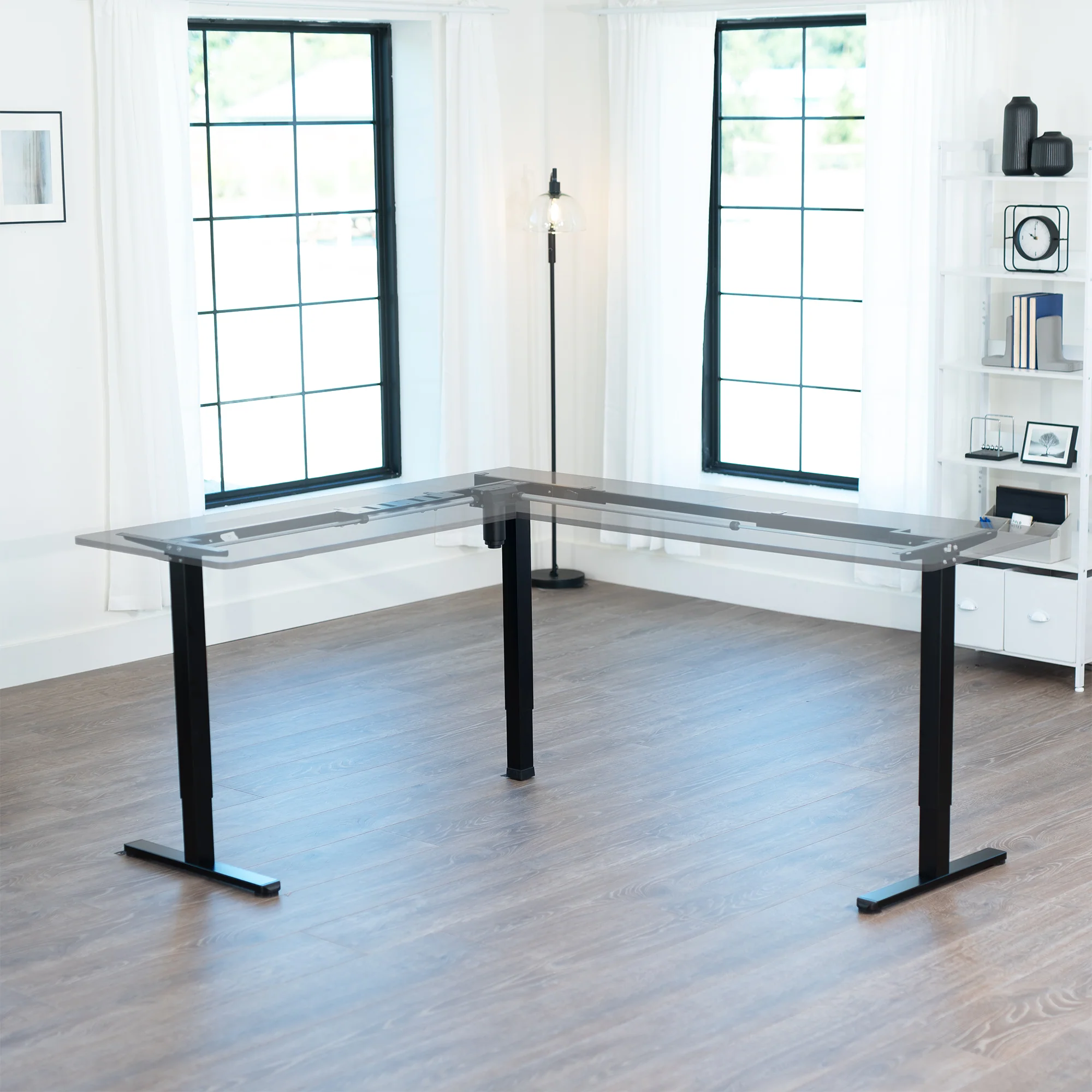 E3 Series - Corner Electric Single Motor Desk Frame - Image 26