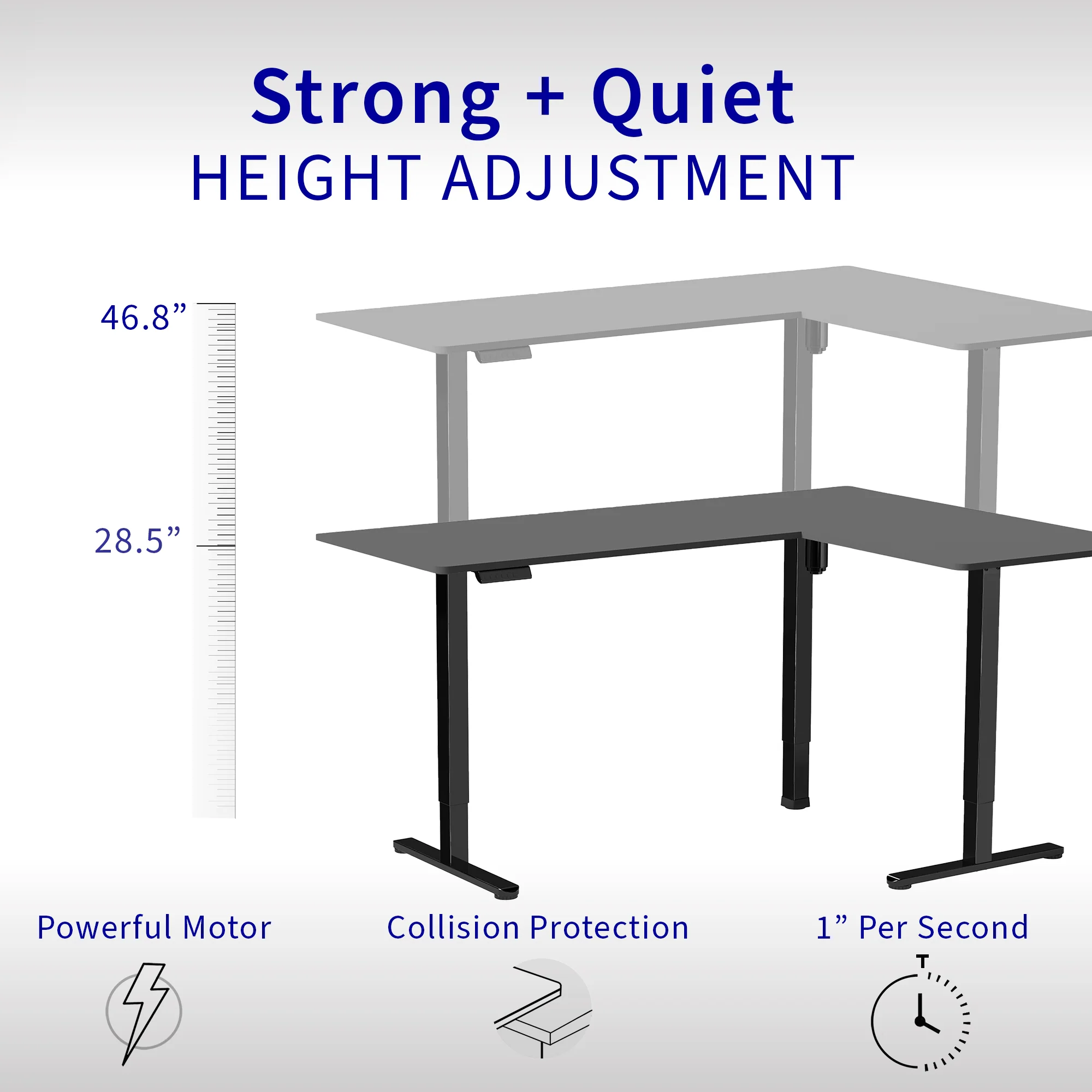 E3 Series - Corner Electric Desk - Image 3