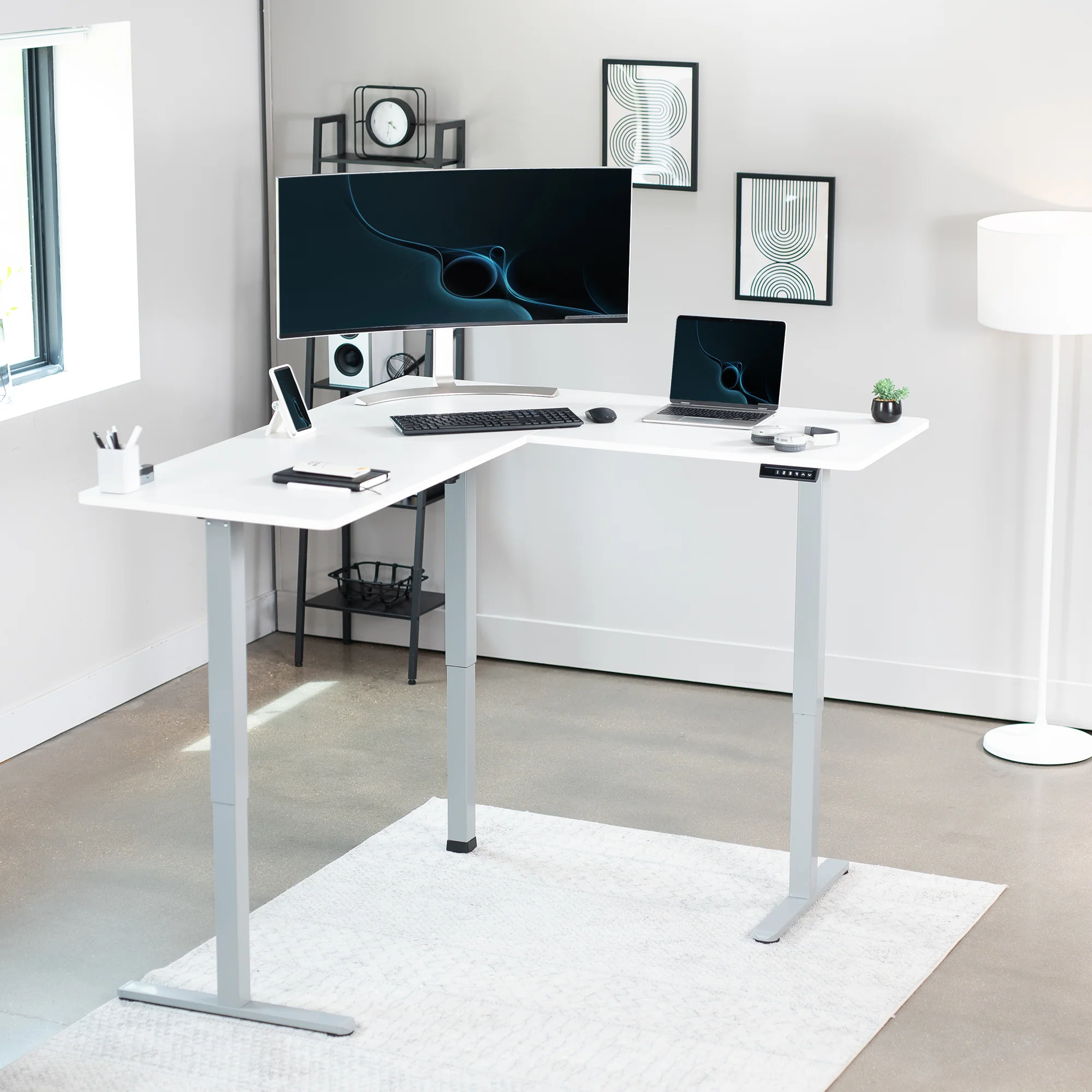 E3 Series - Corner Electric Desk - Image 31