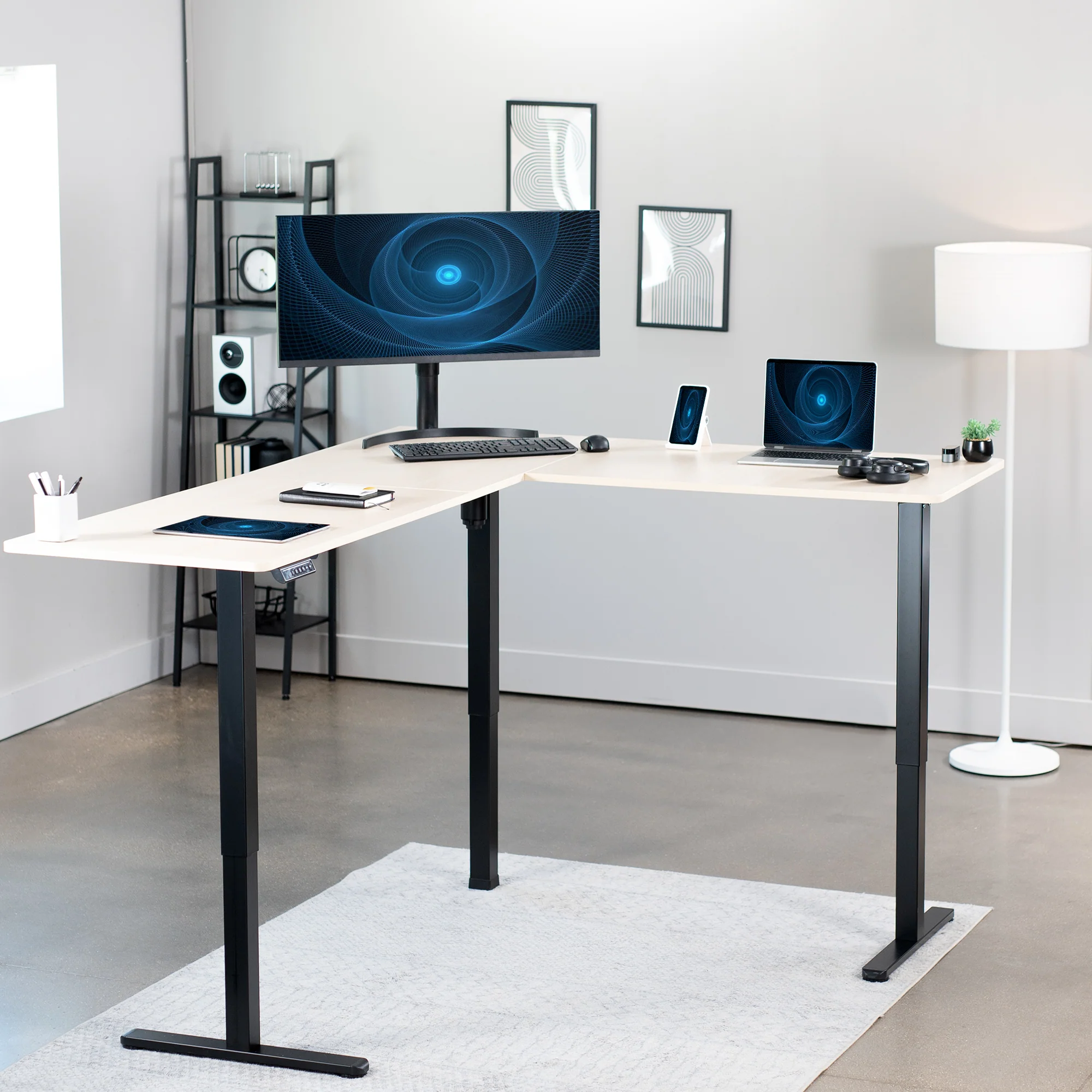 E3 Series - Corner Electric Desk - Image 47