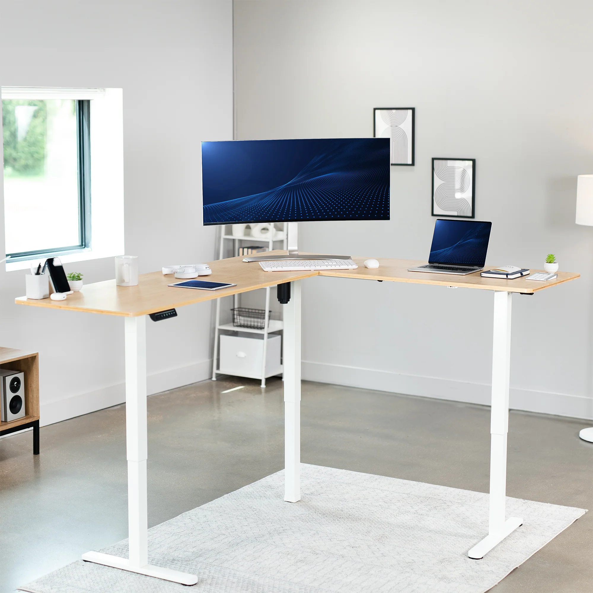 E3 Series - Corner Electric Desk - Image 68