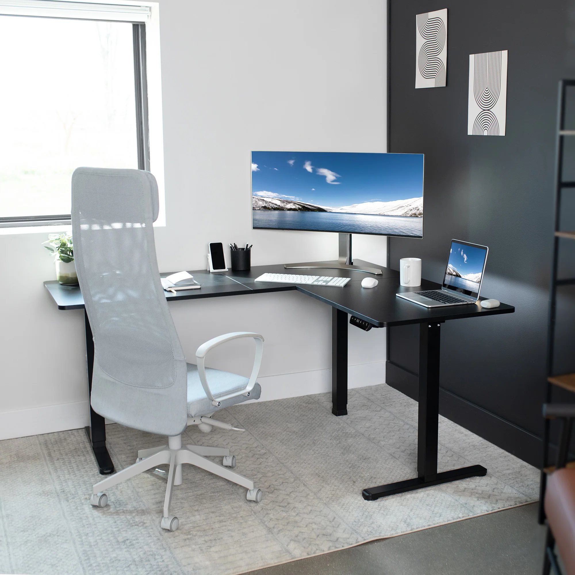 E3 Series - Corner Electric Desk - Image 7
