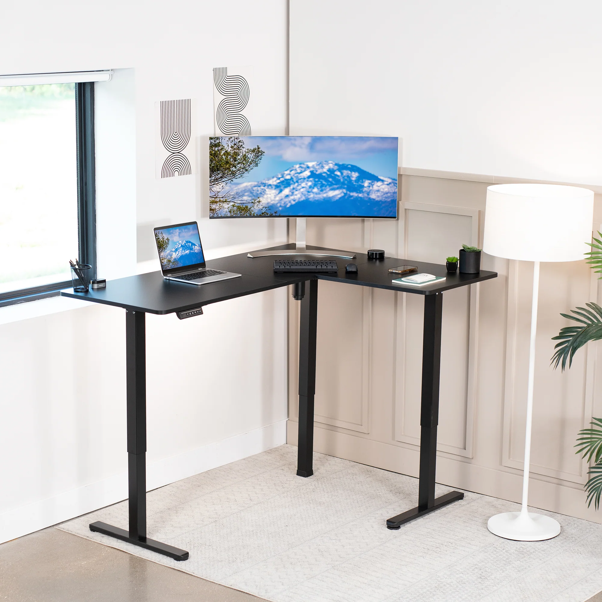E3 Series - Corner Electric Desk - Image 74