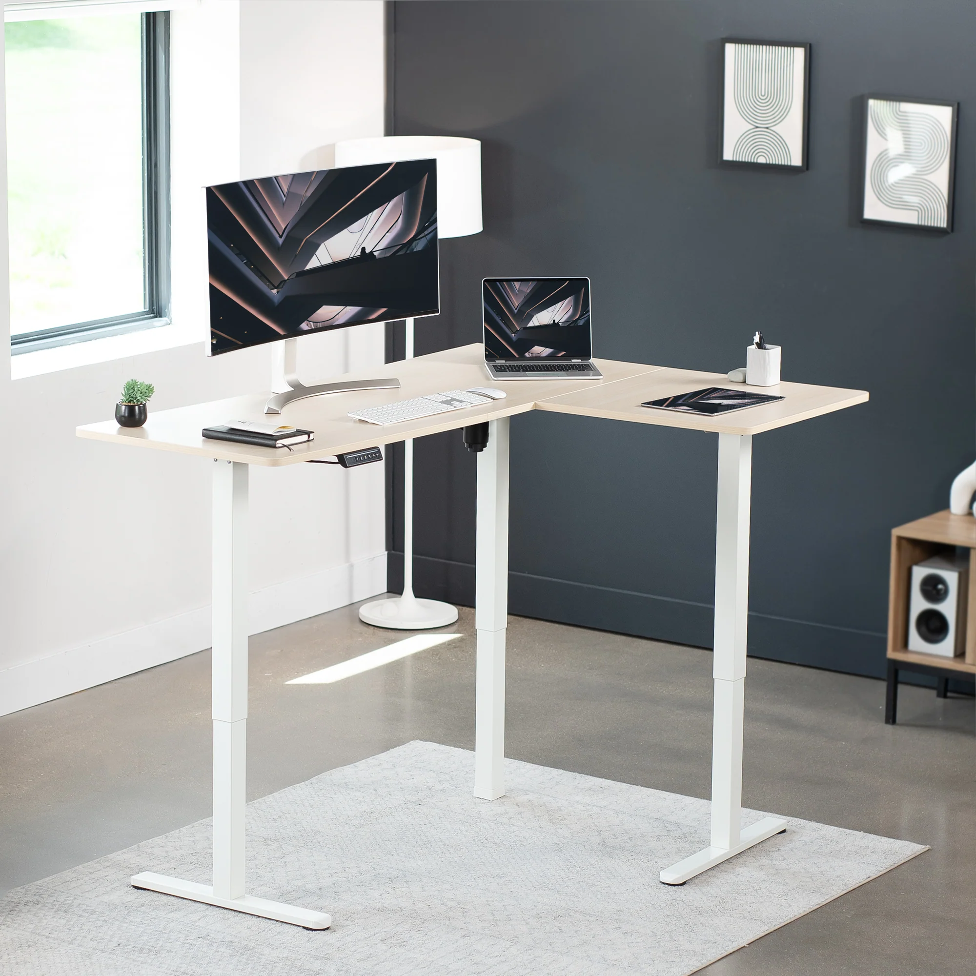 E3 Series - Corner Electric Desk - Image 88