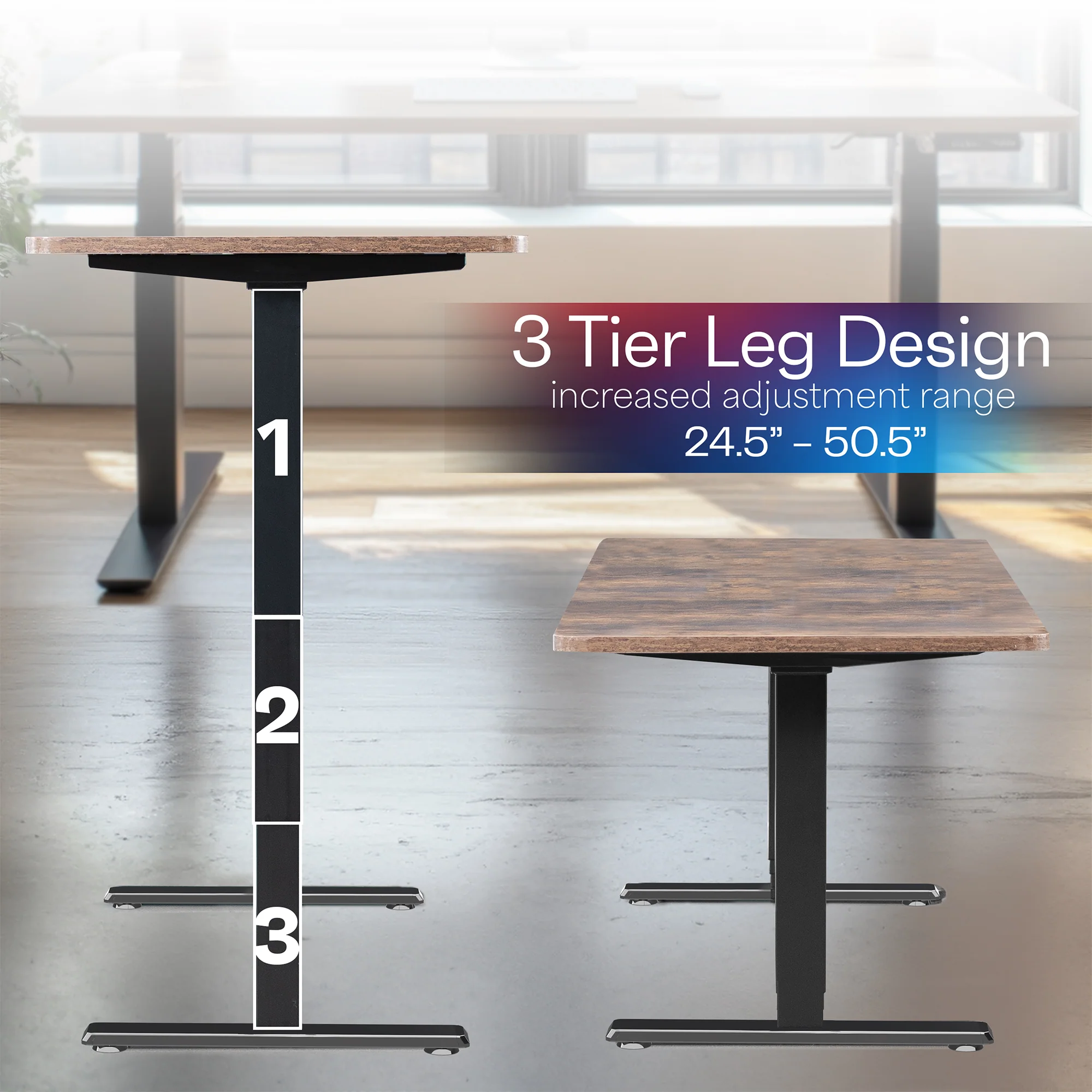 Electric Dual Motor Desk Frame - Image 6