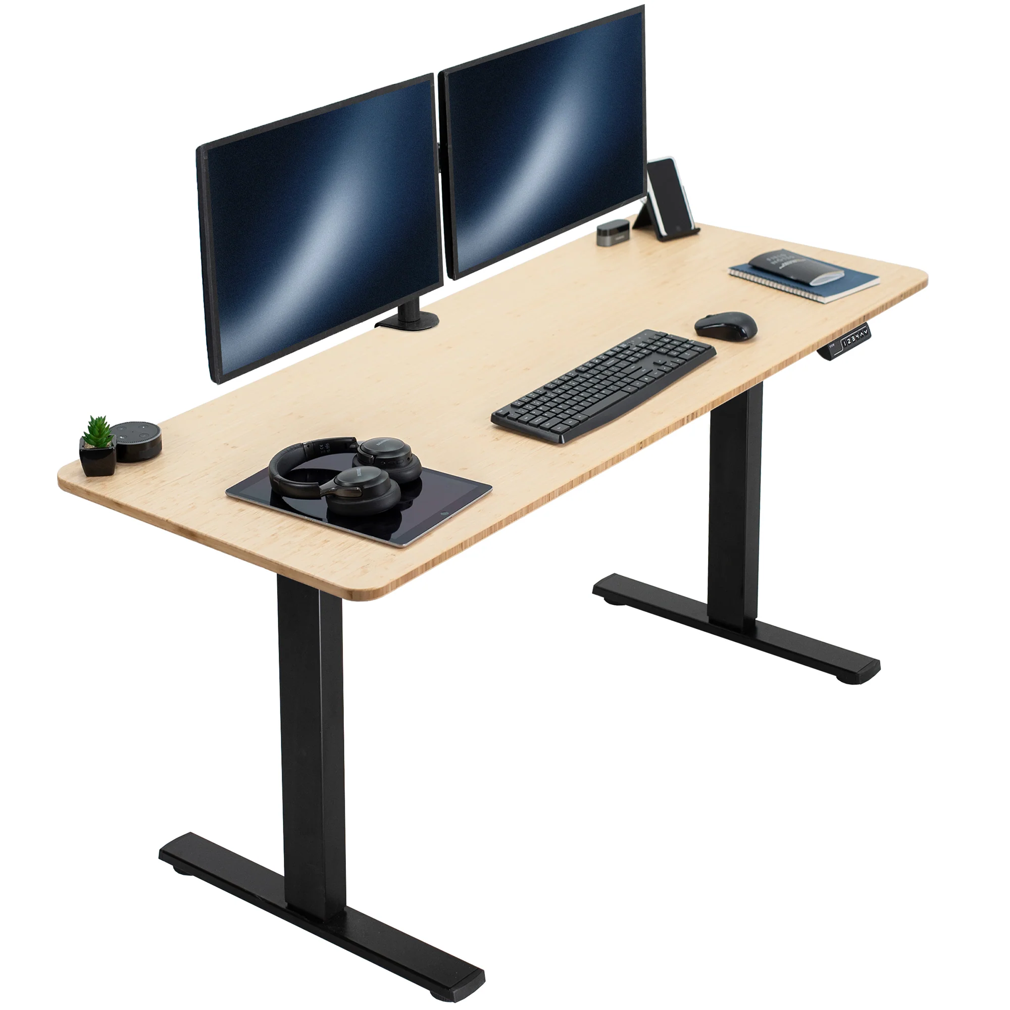 1B Solid Top Series - Single Motor Electric Desk with Push Button Memory Controller - Image 19
