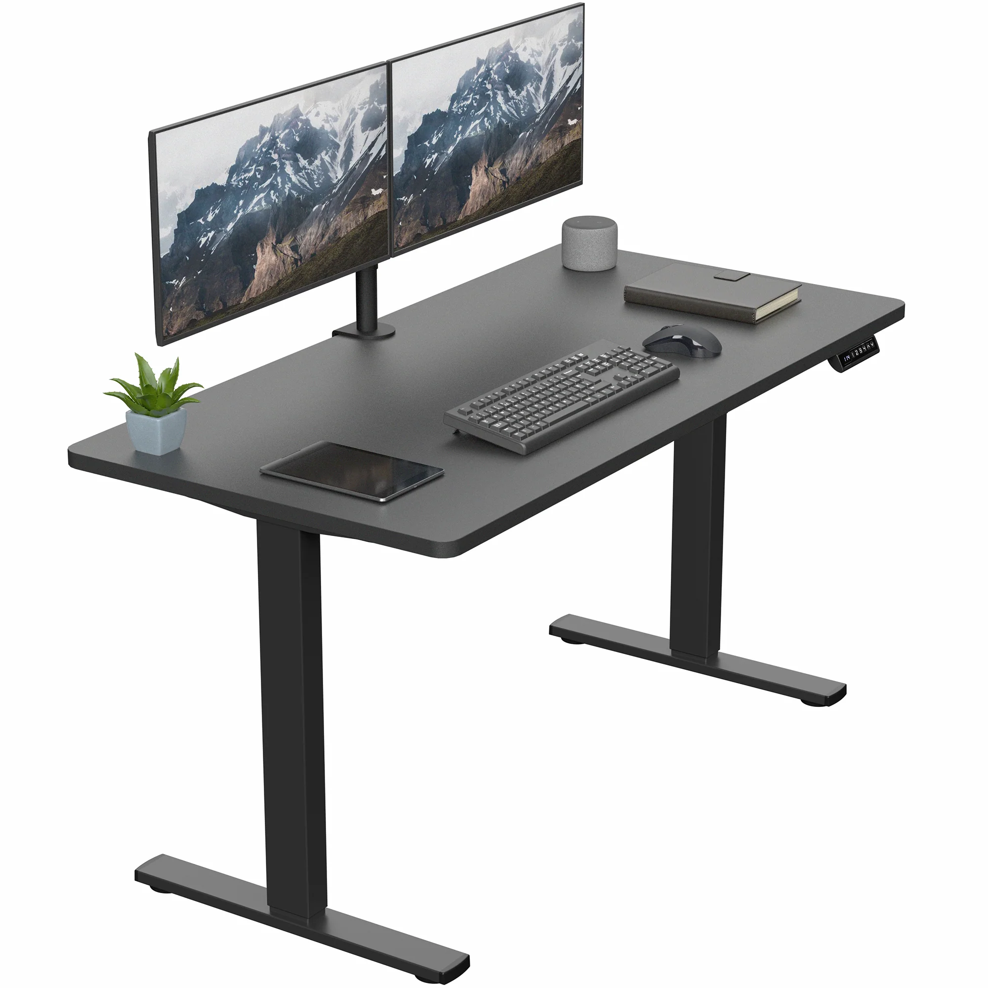 1B Solid Top Series - Single Motor Electric Desk with Push Button Memory Controller - Image 69