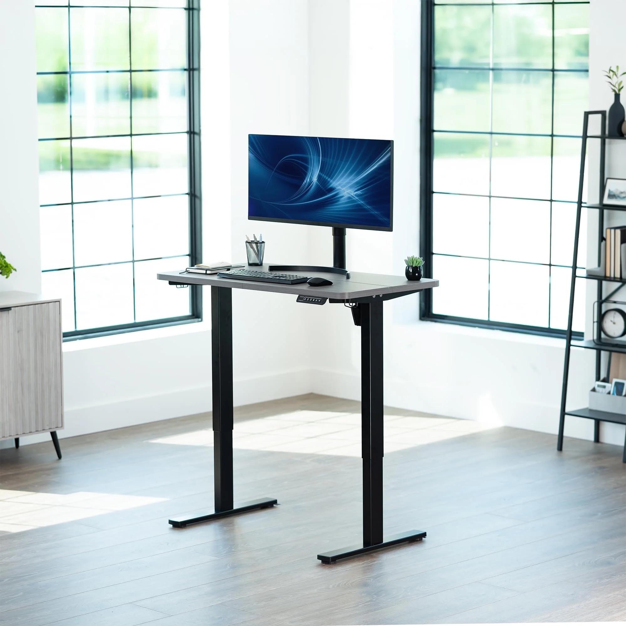 1B Split Top Series - Single Motor Electric Desk with Push Button Memory Controller - Image 12