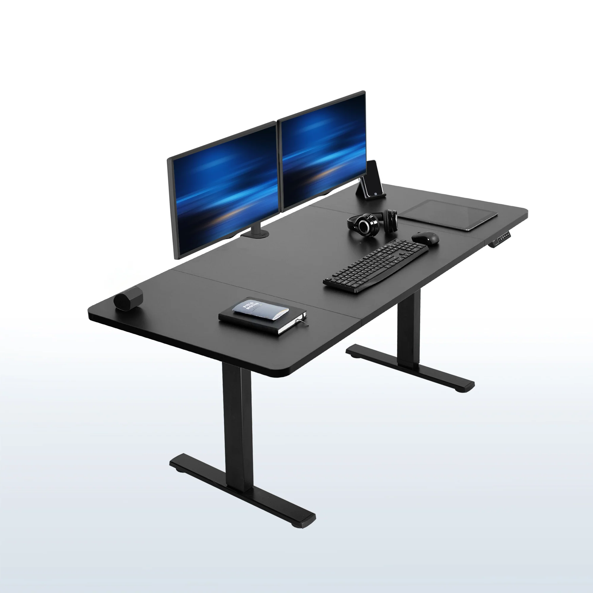 1B Split Top Series - Single Motor Electric Desk with Push Button Memory Controller - Image 19