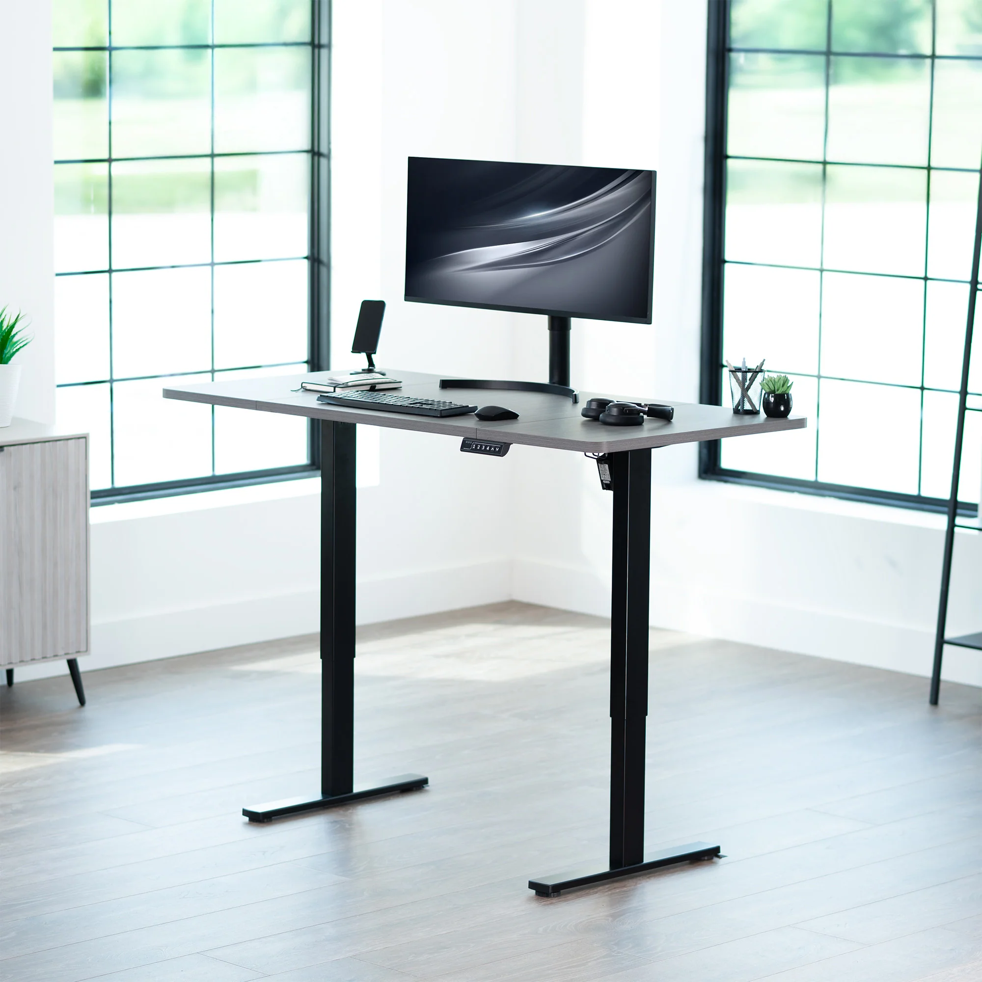 1B Split Top Series - Single Motor Electric Desk with Push Button Memory Controller - Image 34