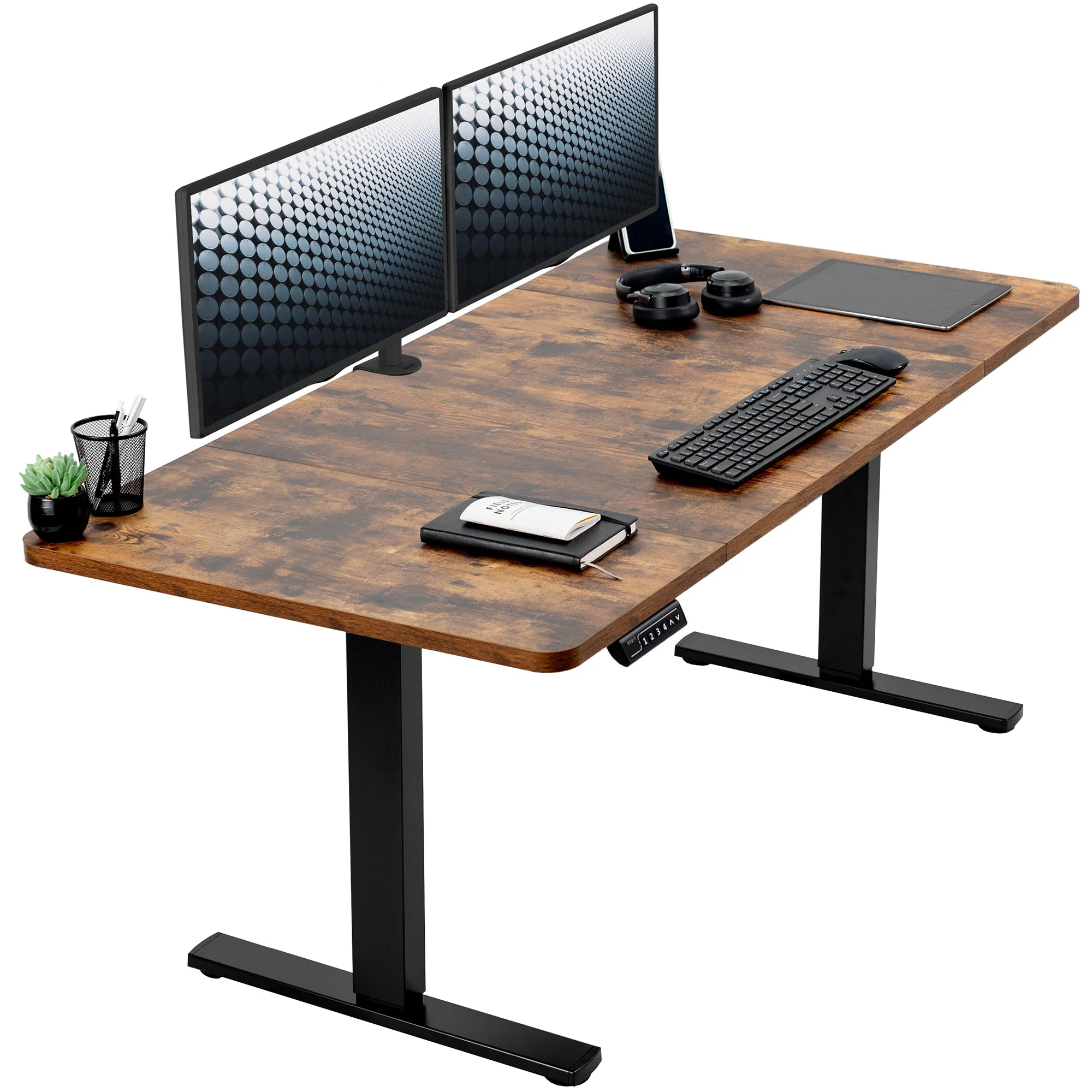 1B Split Top Series - Single Motor Electric Desk with Push Button Memory Controller - Image 35