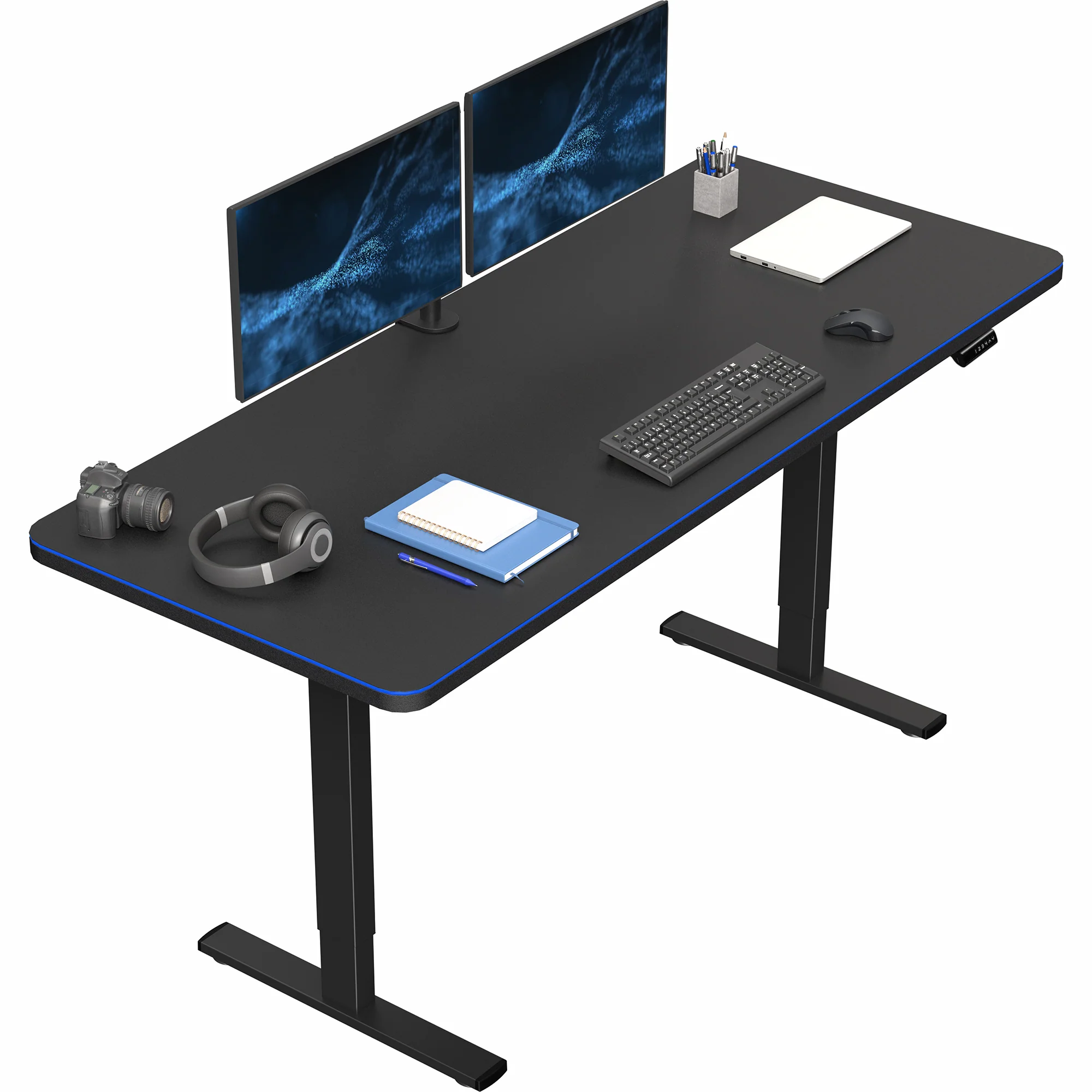 1B Split Top Series - Single Motor Electric Desk with Push Button Memory Controller - Image 79