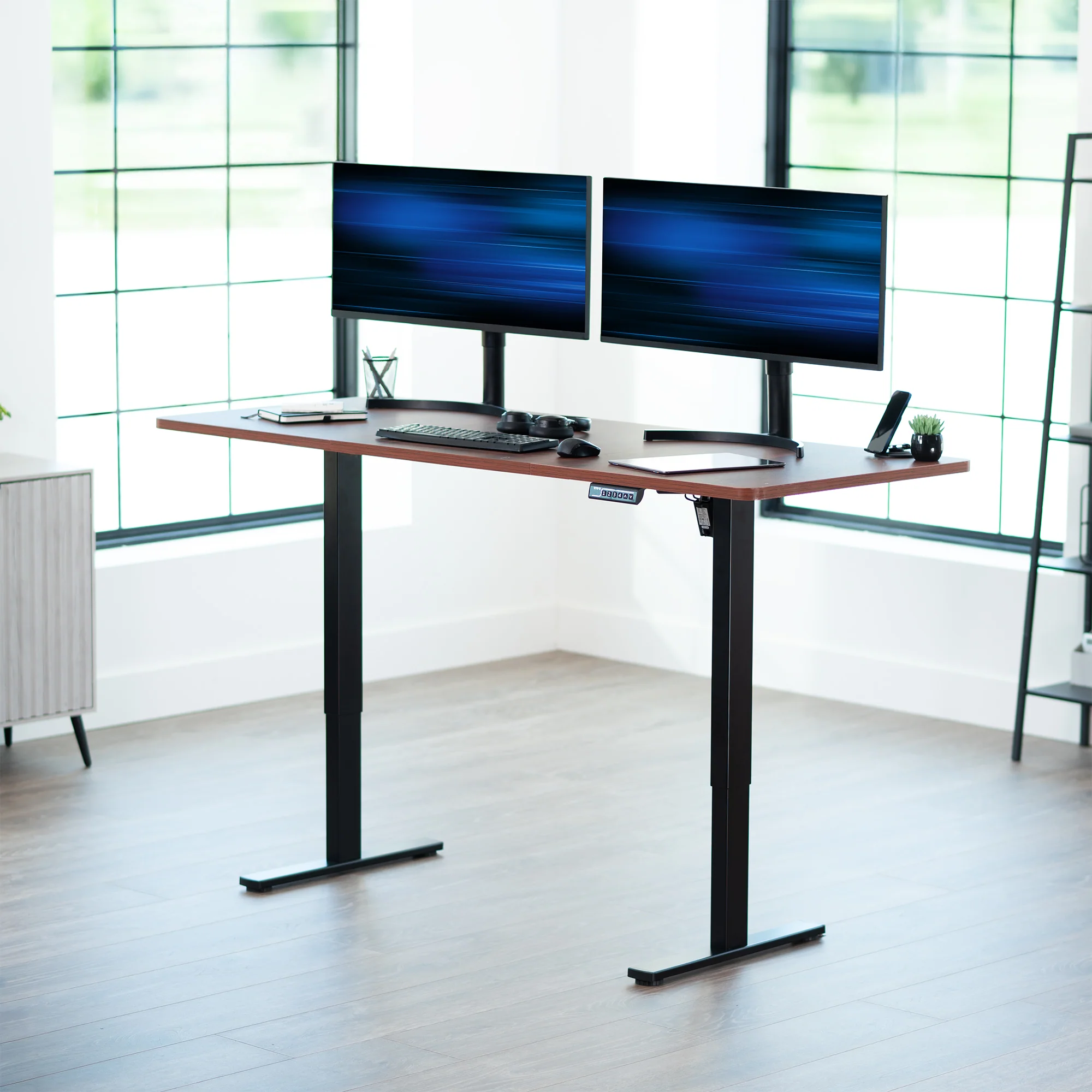 1B Split Top Series - Single Motor Electric Desk with Push Button Memory Controller - Image 84
