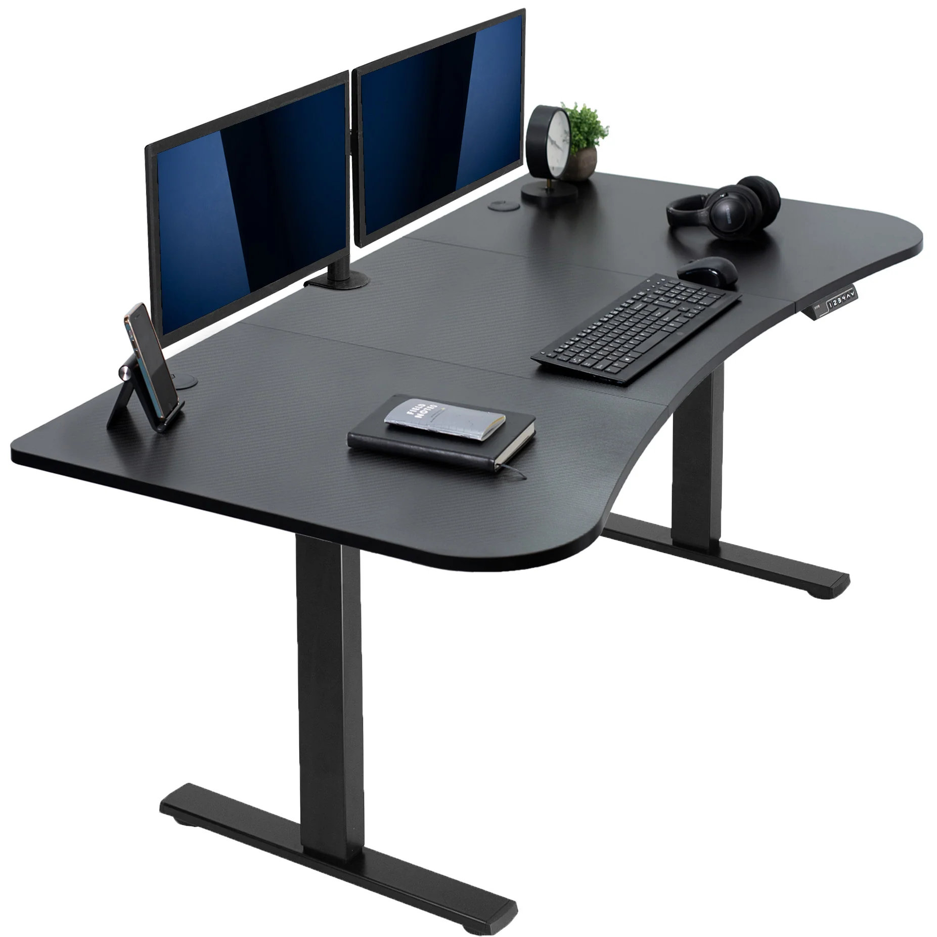 1B Series - 63" x 32" Electric Desk with Push Button Memory Controller - Image 20