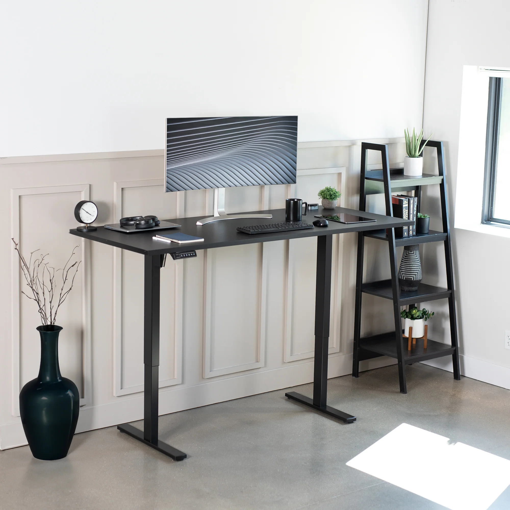71" x 30" Electric Desk with Square Corner Top - Image 8