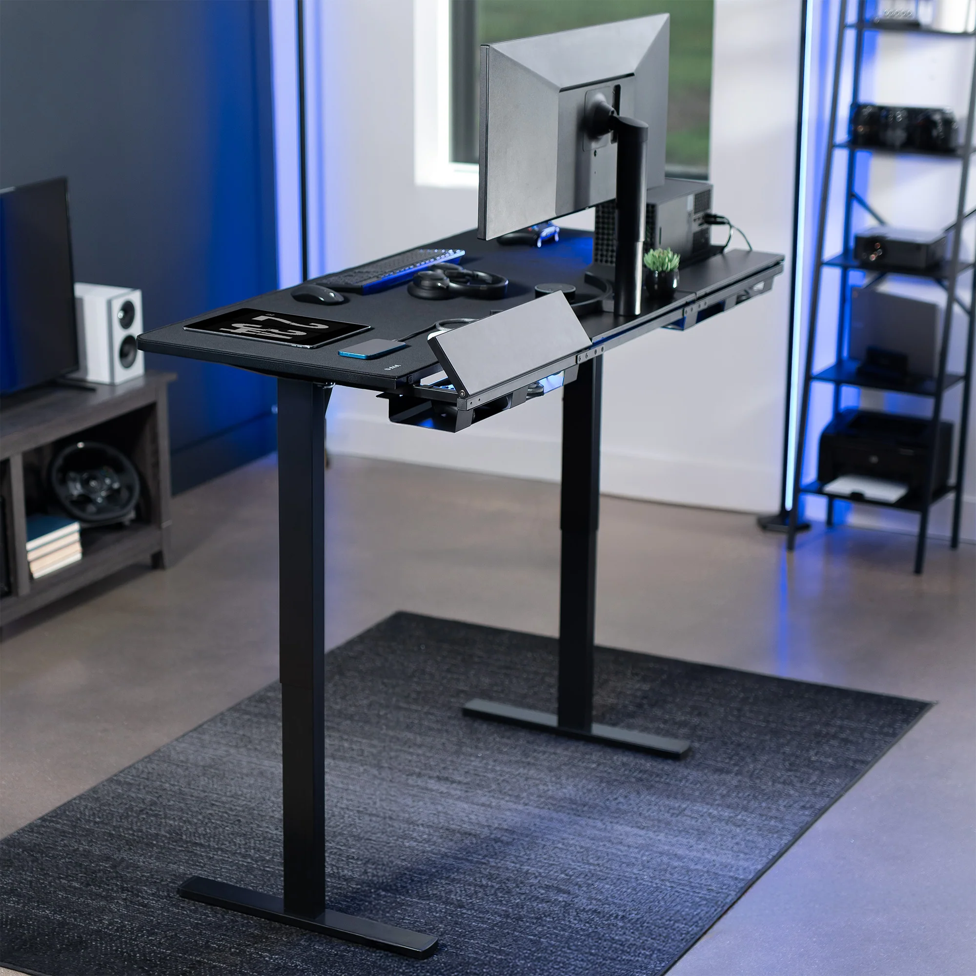 1B6-P3B Series - Electric Desk with Concealed Cable Table Top and Full-Size Pad - Image 2