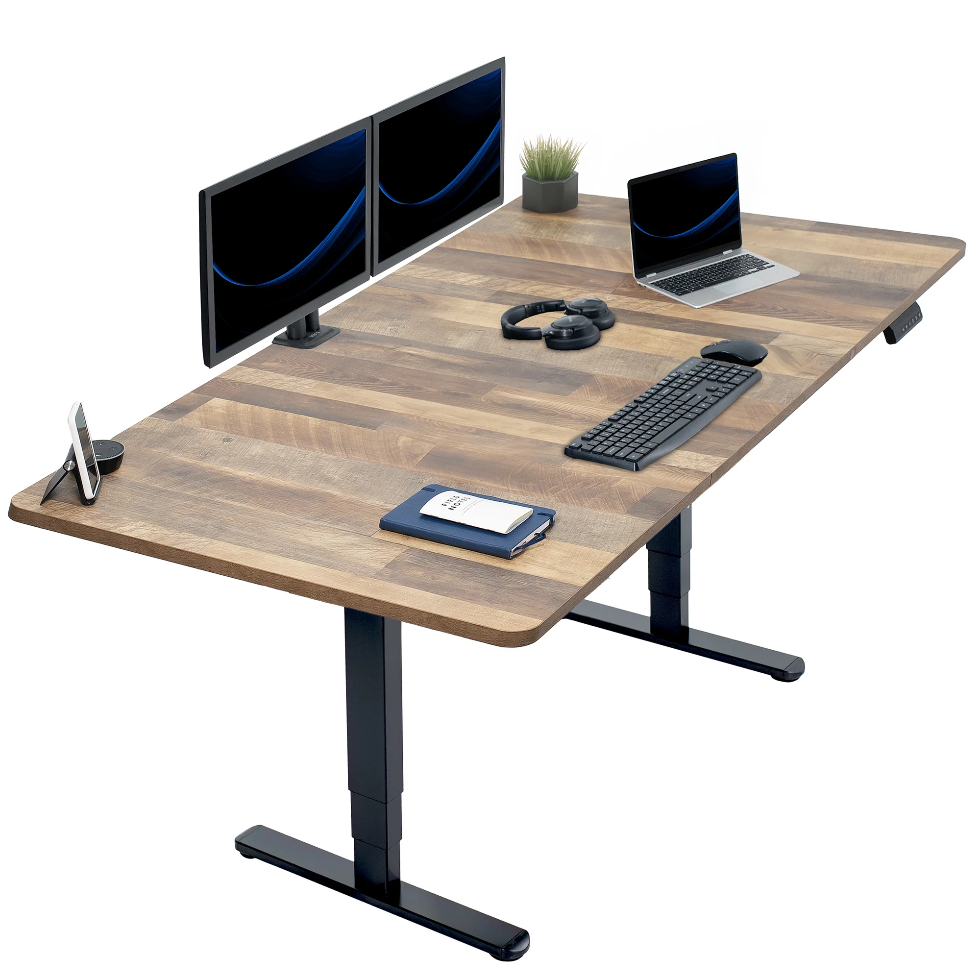 2B Split Top Series - Dual Motor Electric Desk with Push Button Memory Controller - Image 106