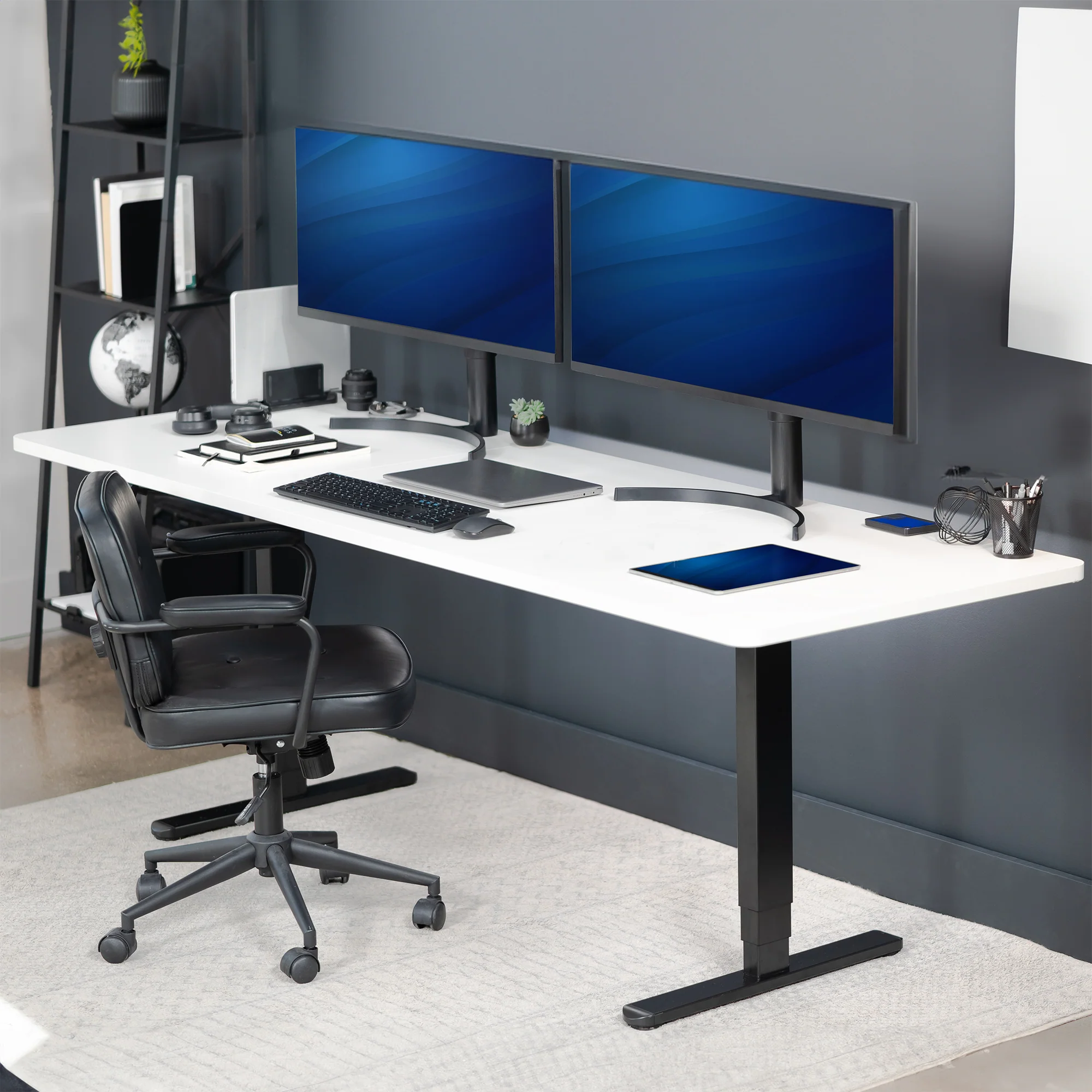 2B Split Top Series - Dual Motor Electric Desk with Push Button Memory Controller - Image 135