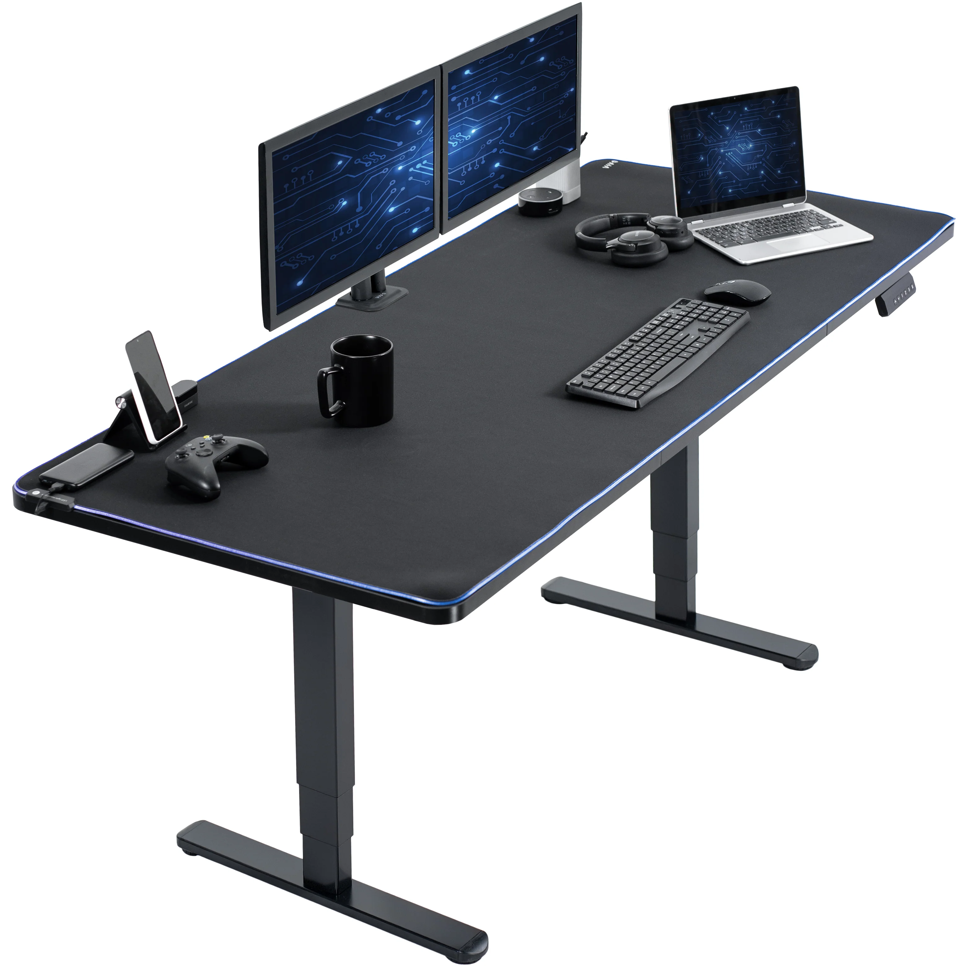 2B Split Top Series - Dual Motor Electric Desk with Push Button Memory Controller - Image 51