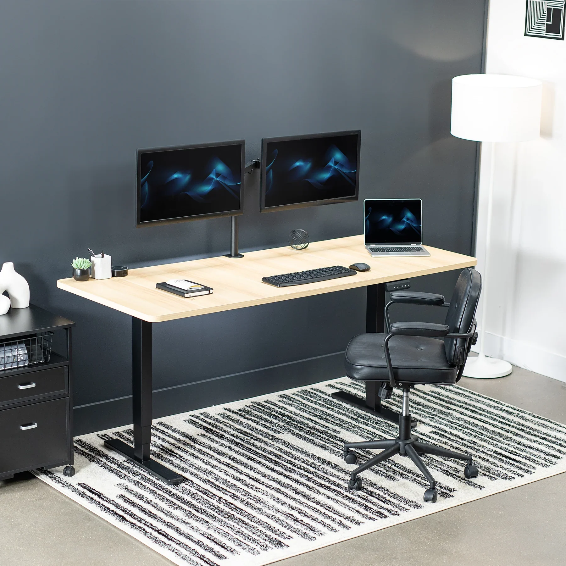 2B Split Top Series - Dual Motor Electric Desk with Push Button Memory Controller - Image 54