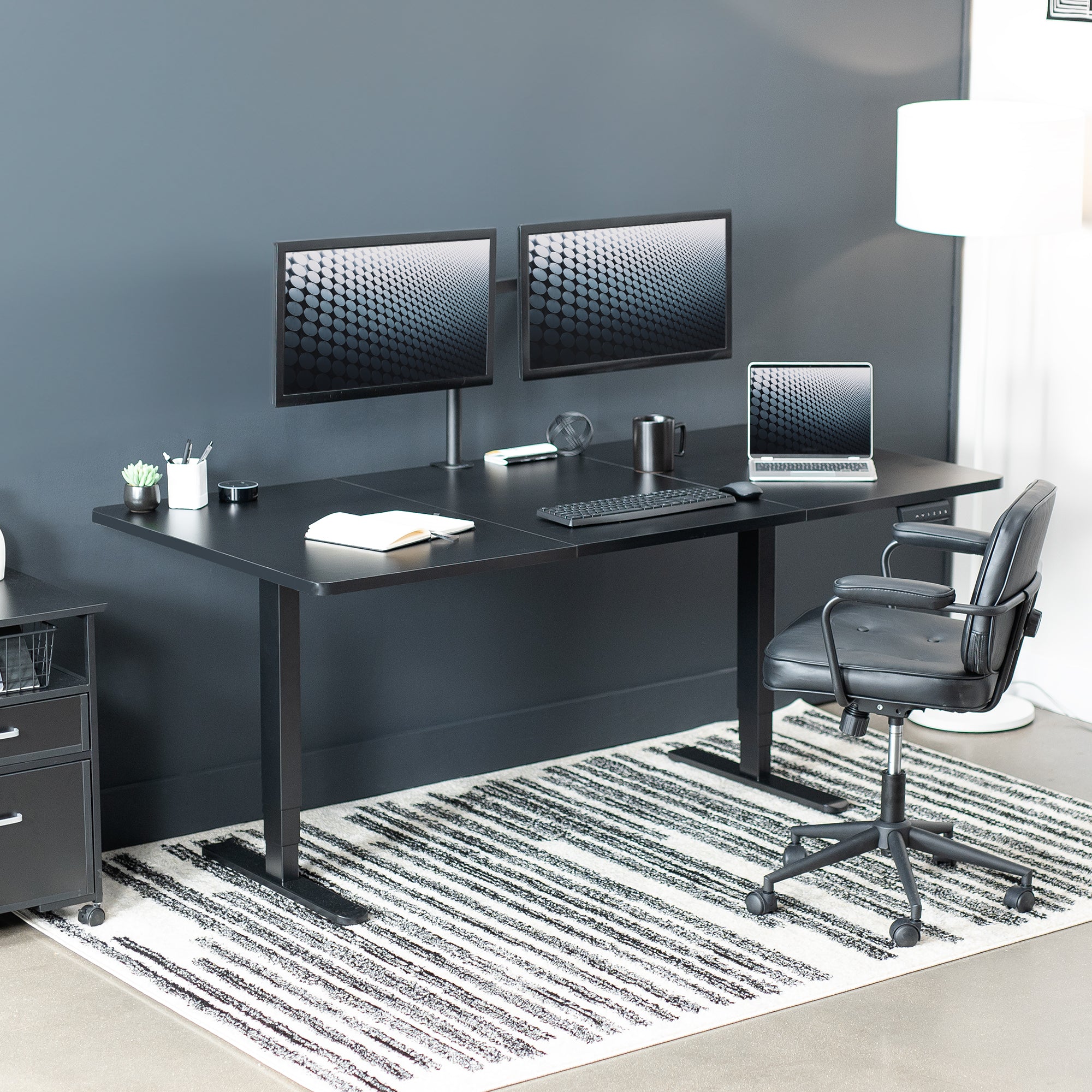 2B Split Top Series - Dual Motor Electric Desk with Push Button Memory Controller - Image 90