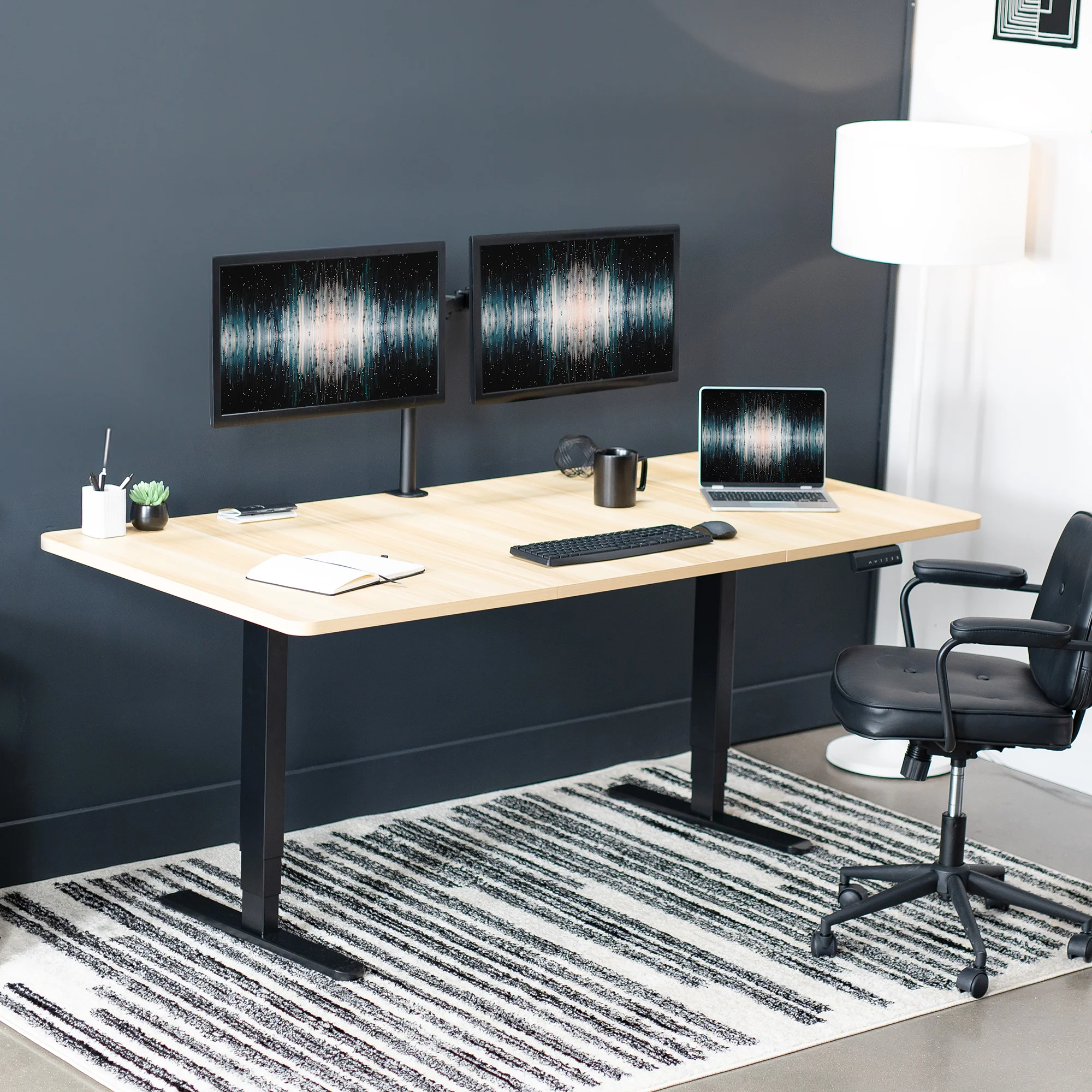 2B Split Top Series - Dual Motor Electric Desk with Push Button Memory Controller - Image 99