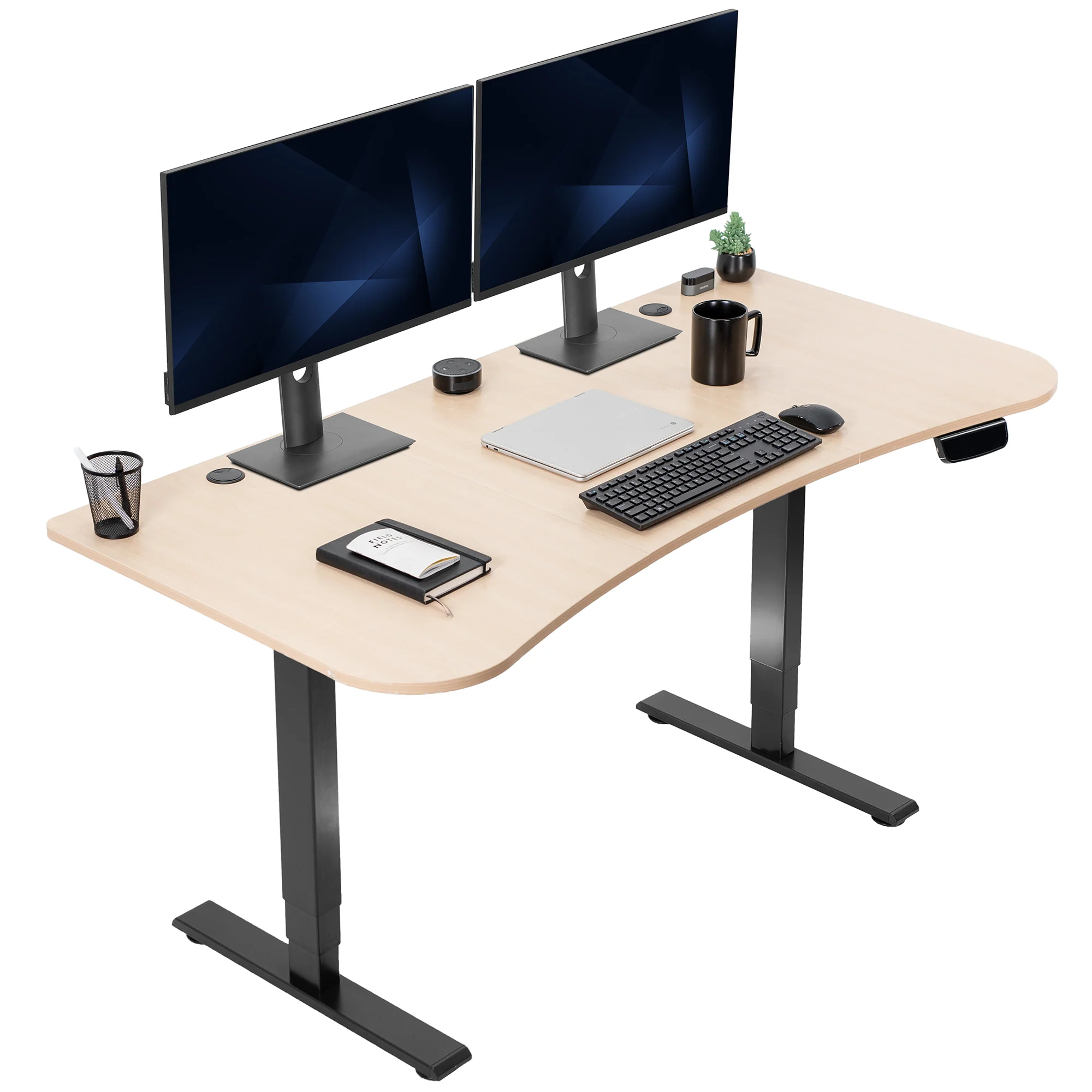 2E Series - 63" x 32" Electric Desk with Touch Screen Memory Controller - Image 13