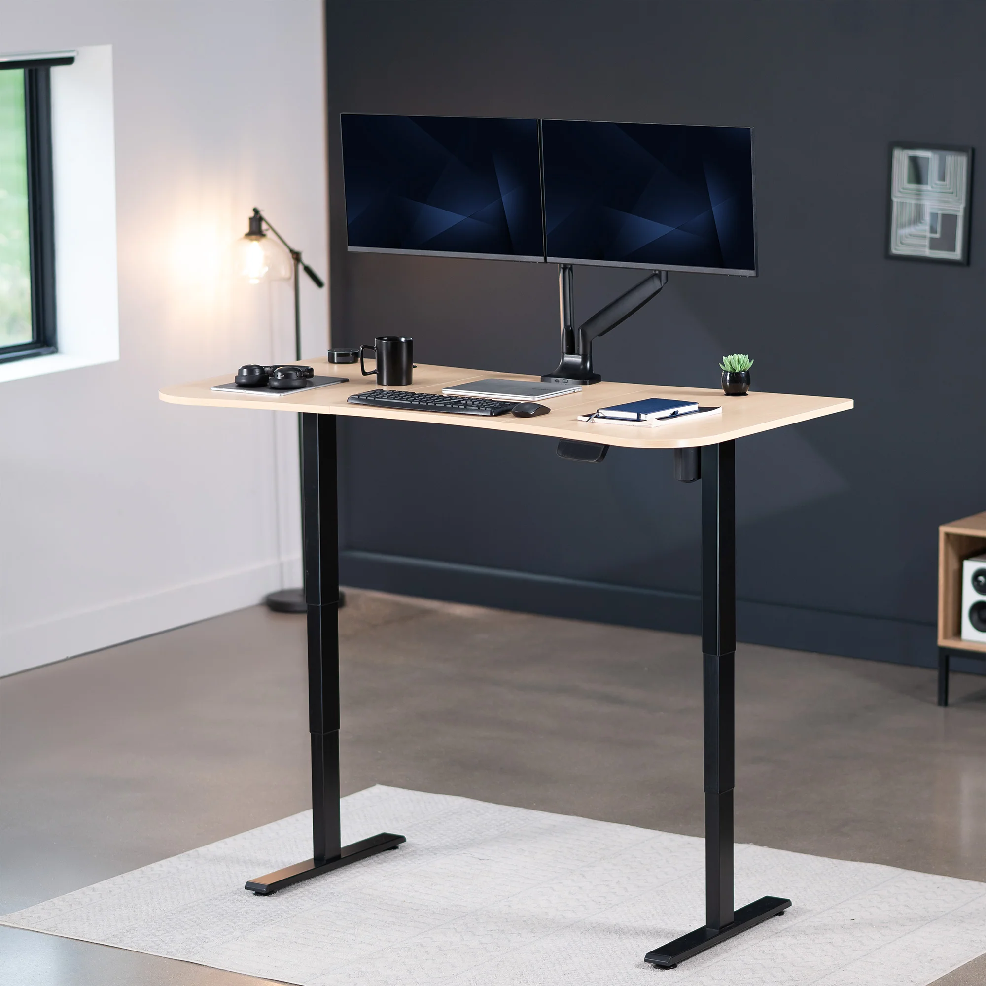 2E Series - 63" x 32" Electric Desk with Touch Screen Memory Controller - Image 14