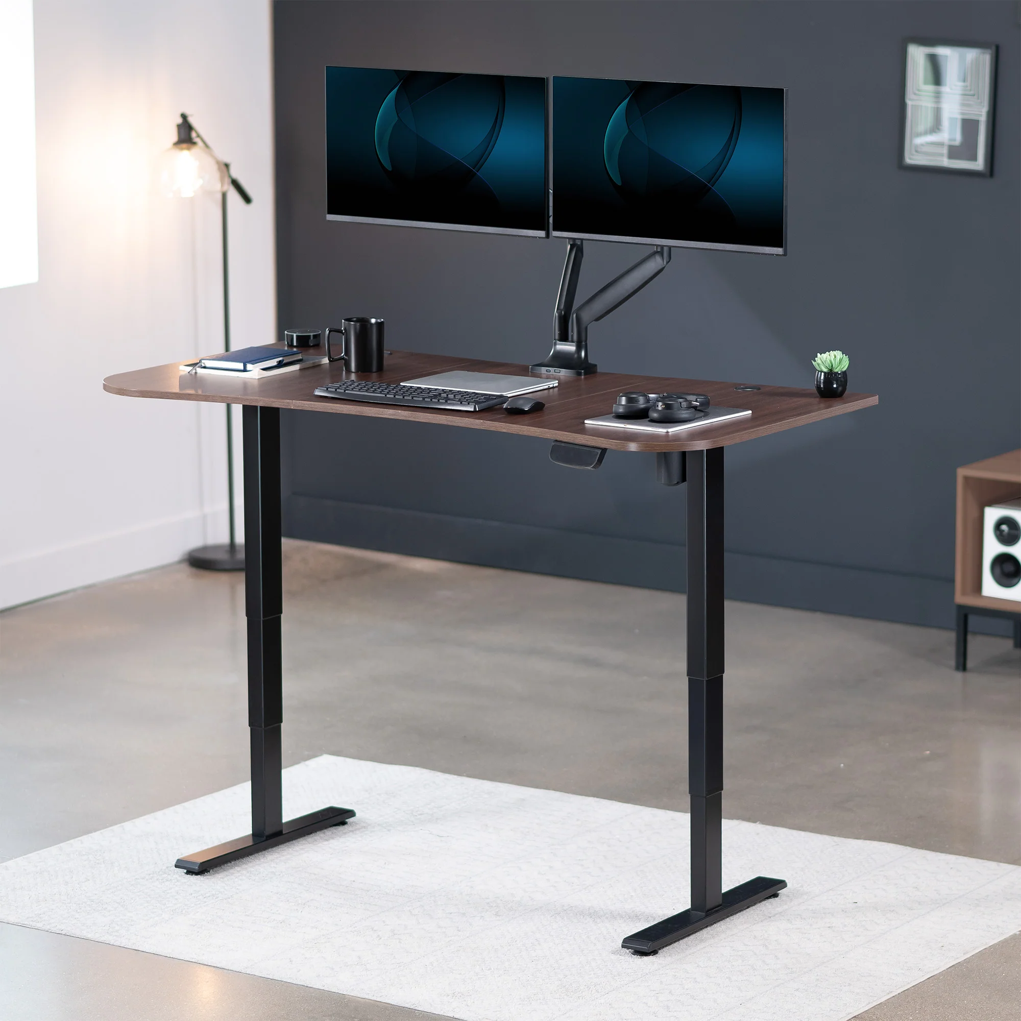 2E Series - 63" x 32" Electric Desk with Touch Screen Memory Controller - Image 16