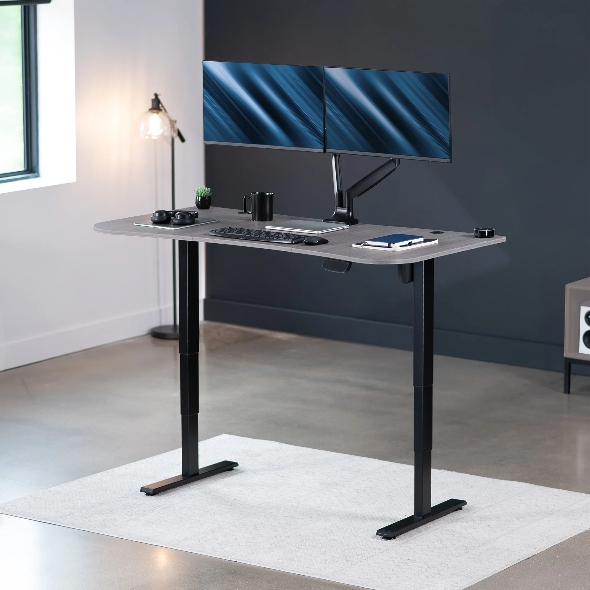 2E Series - 63" x 32" Electric Desk with Touch Screen Memory Controller - Image 18
