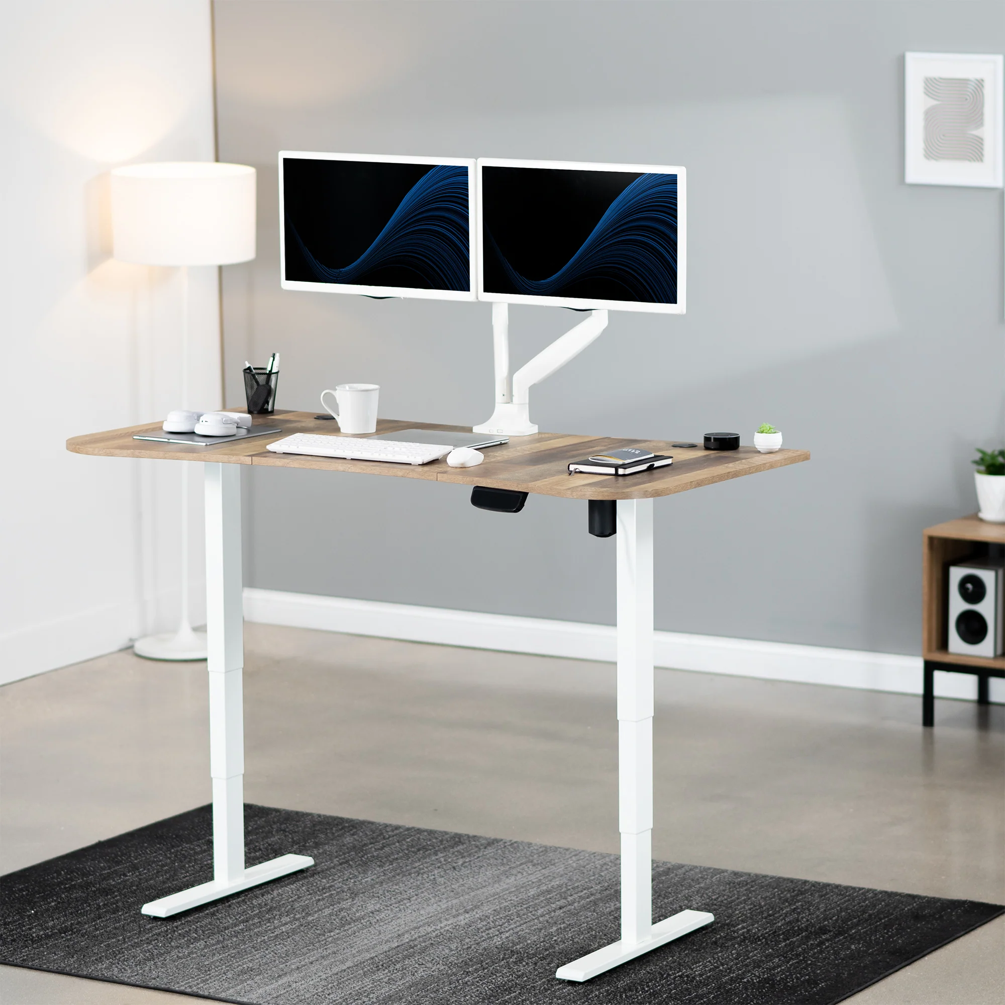 2E Series - 63" x 32" Electric Desk with Touch Screen Memory Controller - Image 38