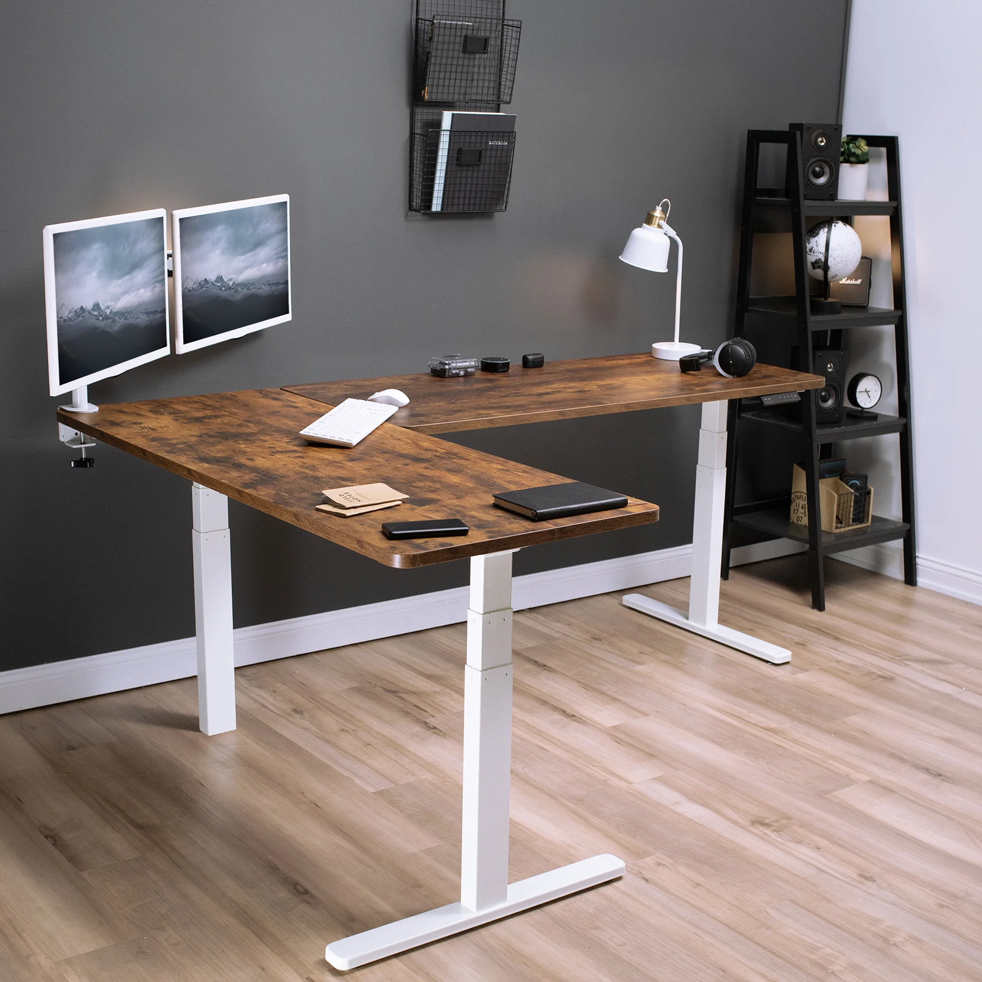 3E Series - Triple Motor Corner Electric Desk - Image 136