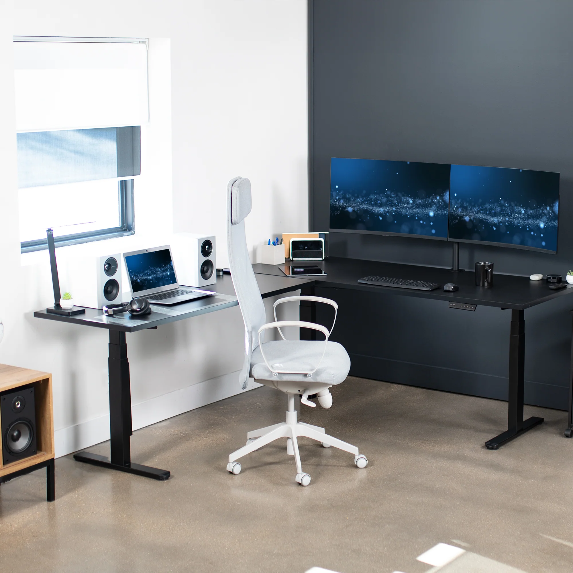 3E Series - Triple Motor Corner Electric Desk - Image 29